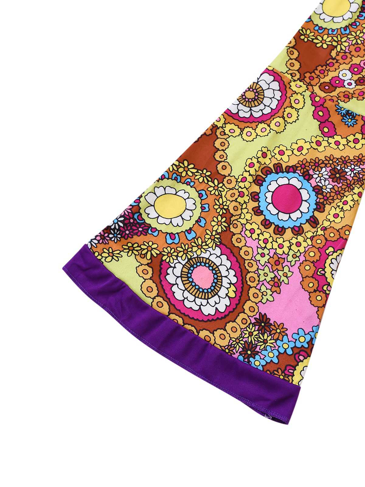 2PCS 1970er Quaste Weste & Psychedelisch Hippie Kostüm Kleid - Image 4