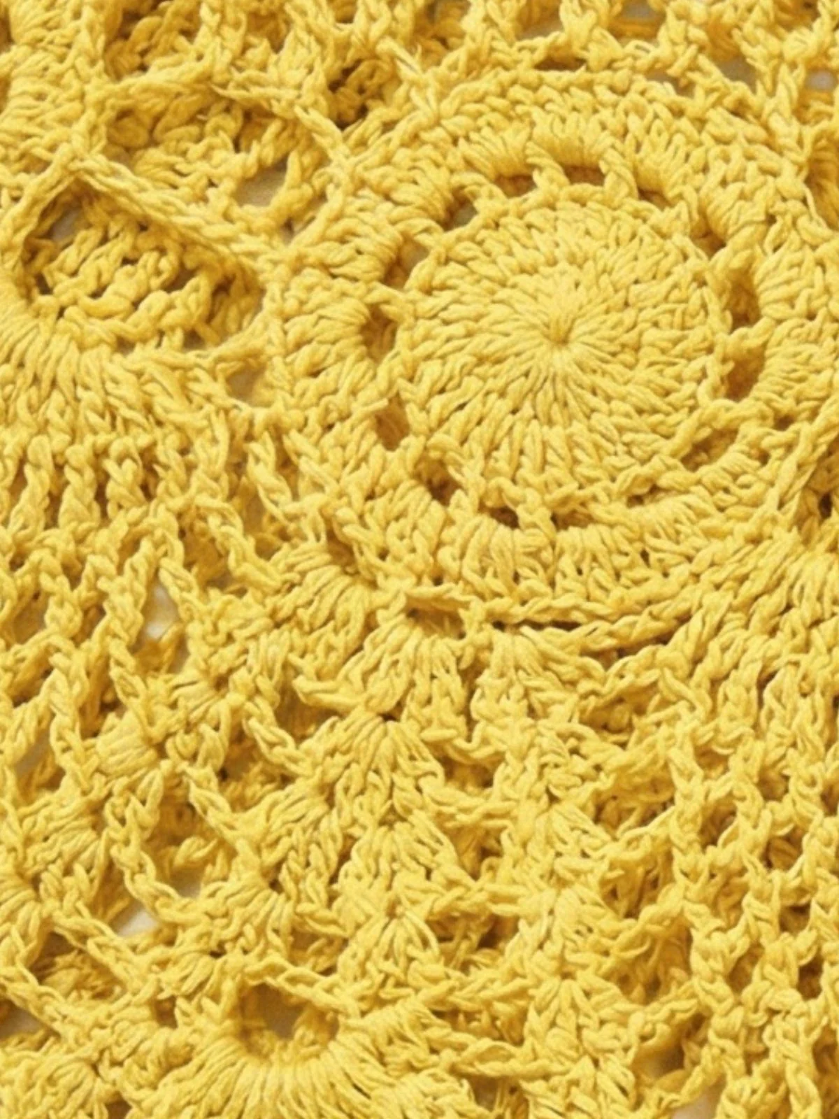 2PCS 1980er Uni Häkel Cover Up Set - Image 6