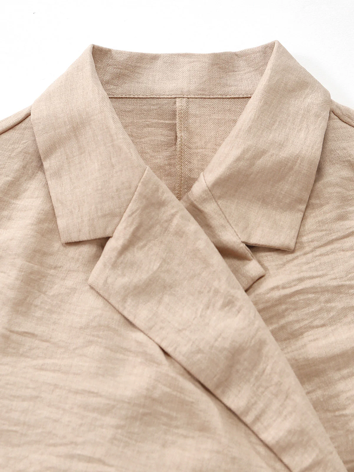 2PCS Beige 1960er Uni Anzug Weste & Shorts Set - Image 4