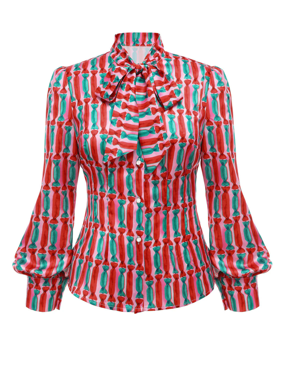 2PCS 1950er Süssigkeit Fesselung Bluse & Hosenträger Hose - Image 4