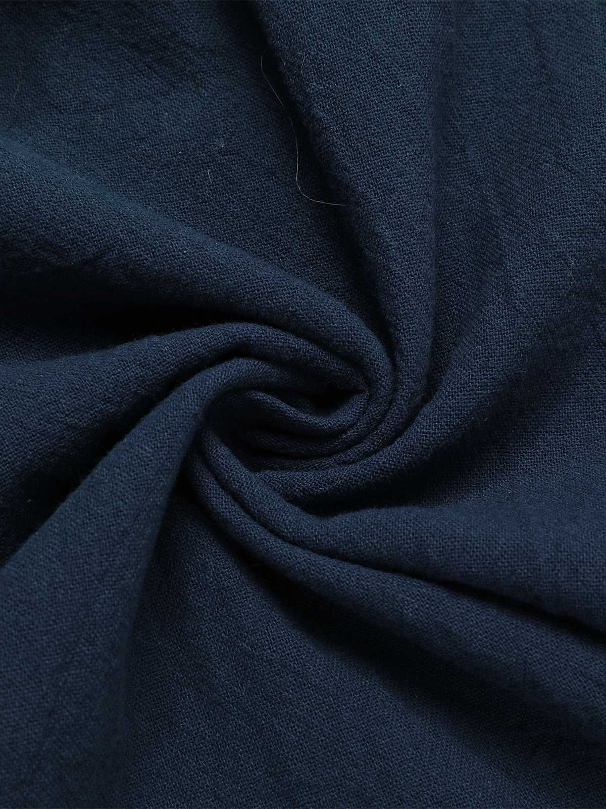 2PCS Dunkelblau 1960er Solide Ärmellos Blazer Suit - Image 7