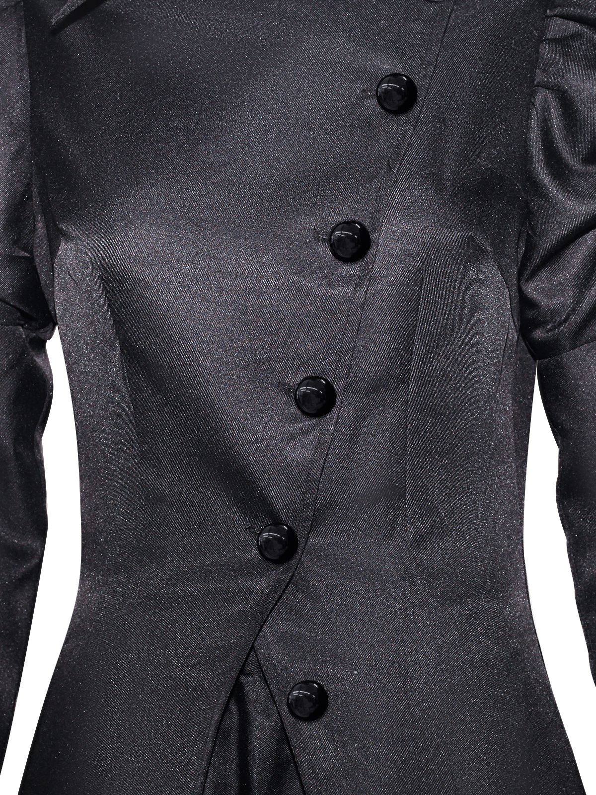 2PCS Schwarz 1940er Gothic Wicked-Inspiriert Elphaba Hexenkostüm mit Hut - Image 7