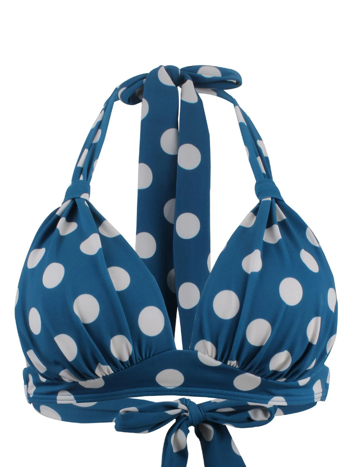 2PCS ORANGE NECKHOLDER BOW DOT BADEANZUG - Image 5
