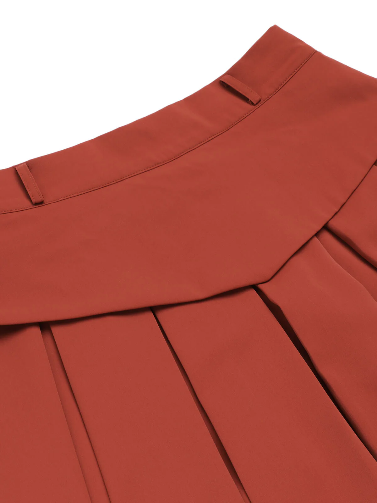 2PCS Orange Rot 1950er Gestreifte Bluse & Faltenrock - Image 14