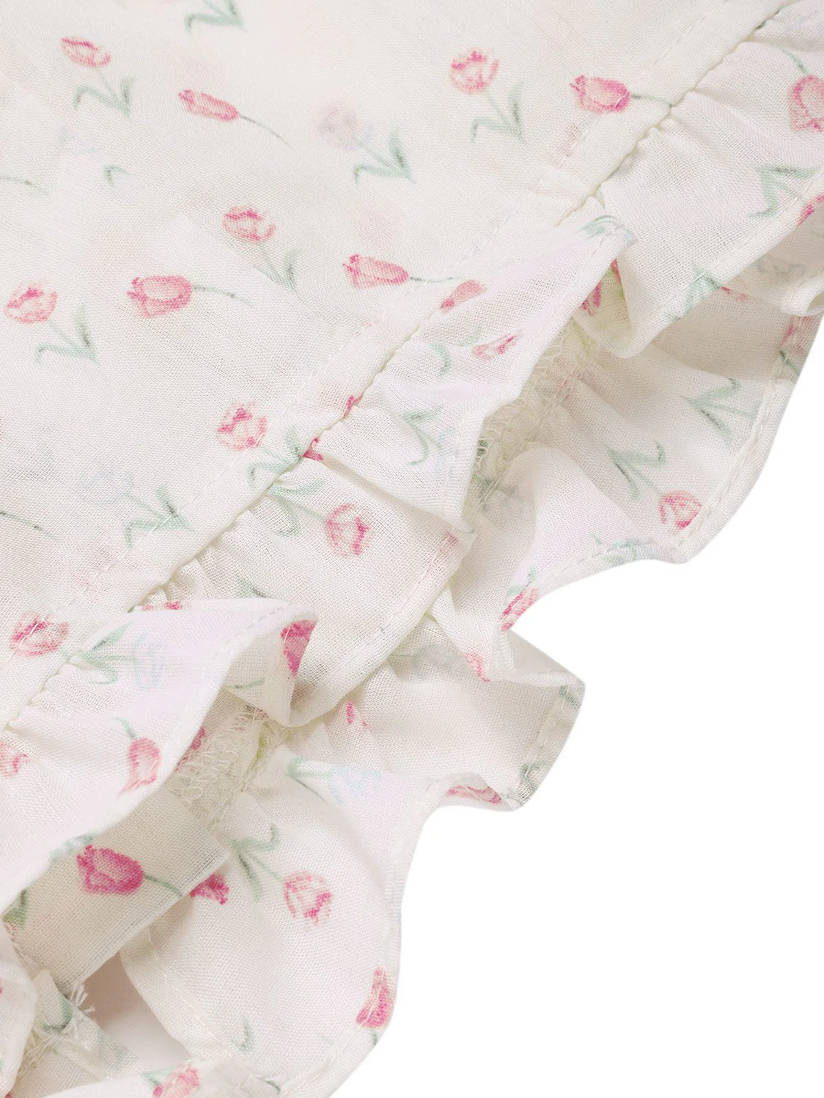 2PCS Rosa 1950er Tulip Bluse & Rose Tasten Hosen - Image 11