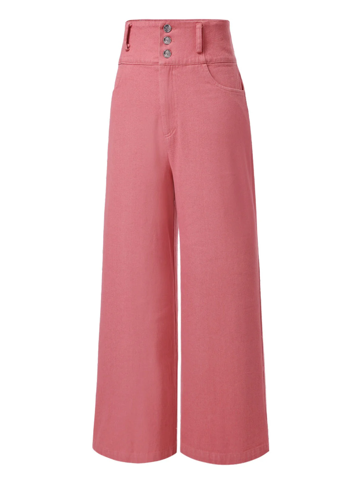 2PCS Rosa 1950er Tulip Bluse & Rose Tasten Hosen - Image 14