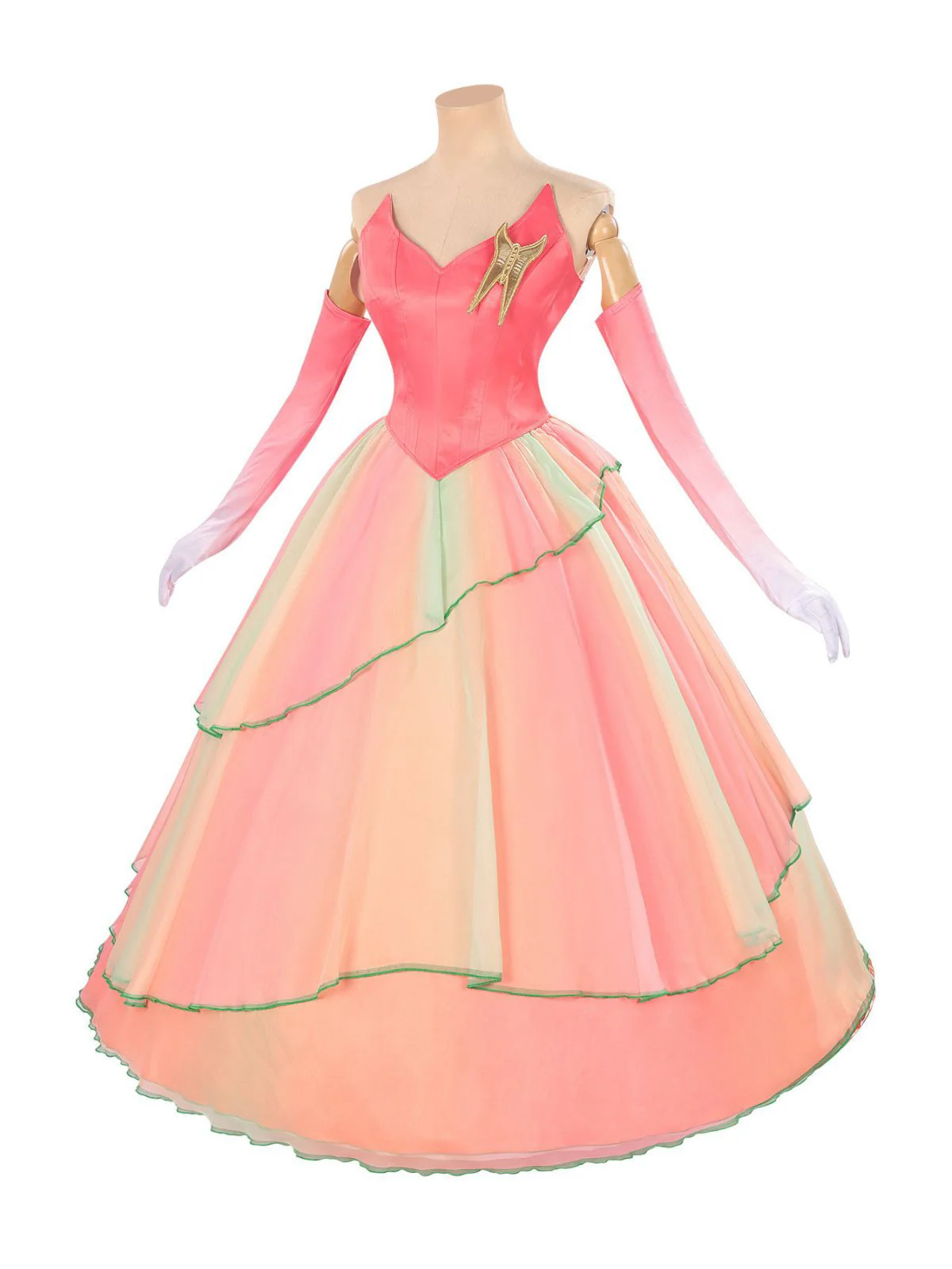 2PCS Rosa 1970er Böse Hexe Glinda Top & Rock Set - Image 2