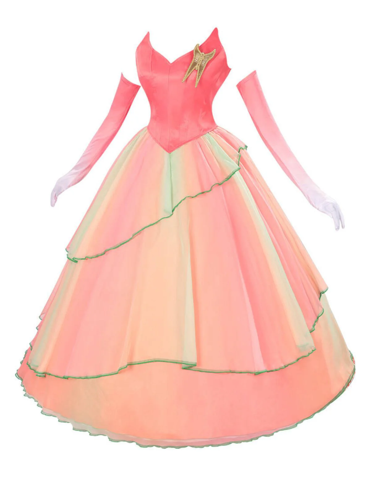 2PCS Rosa 1970er Böse Hexe Glinda Top & Rock Set - Image 5