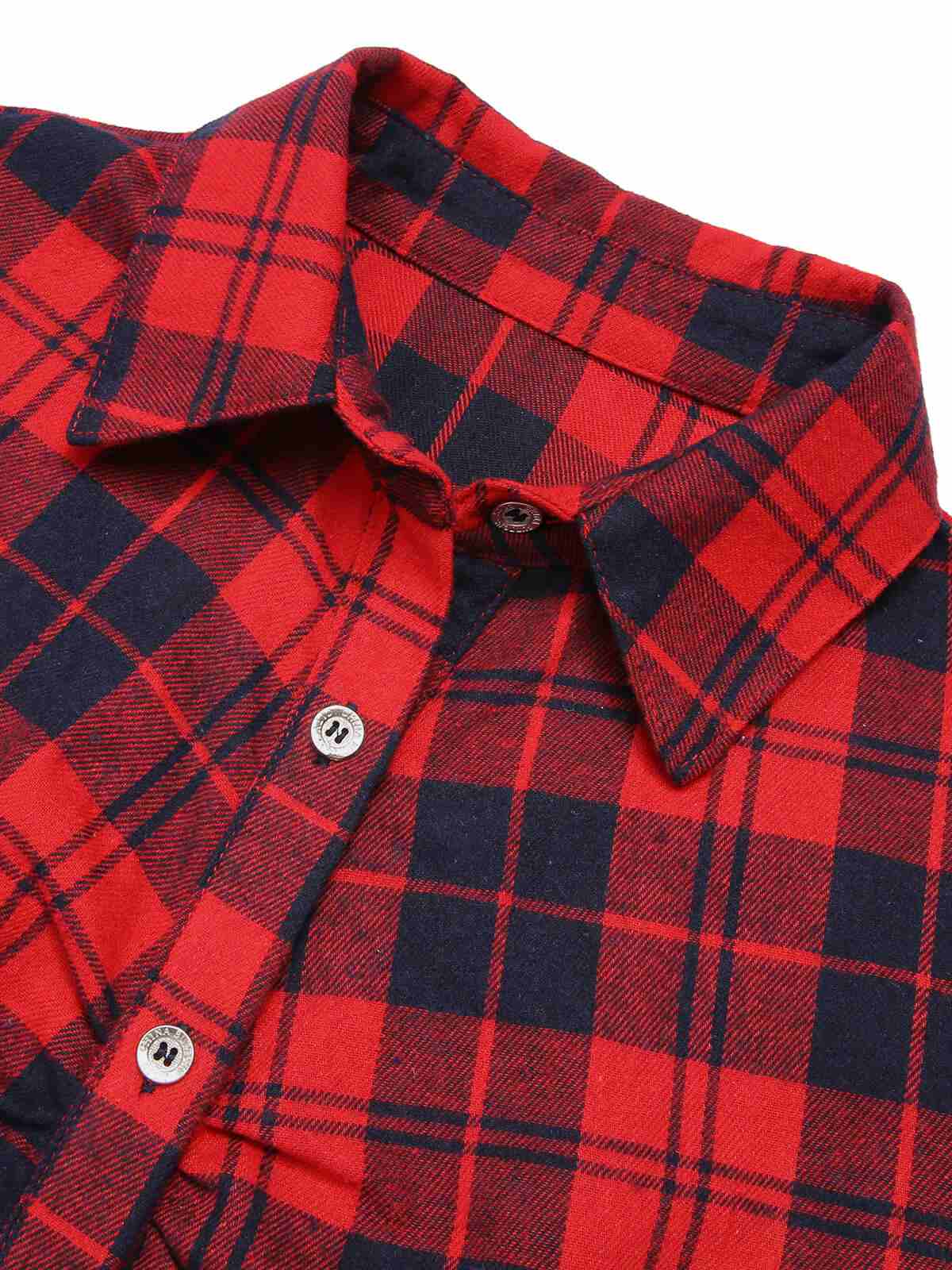 Rot 1930er Weihnachten Plaid Jumpsuit - Image 5