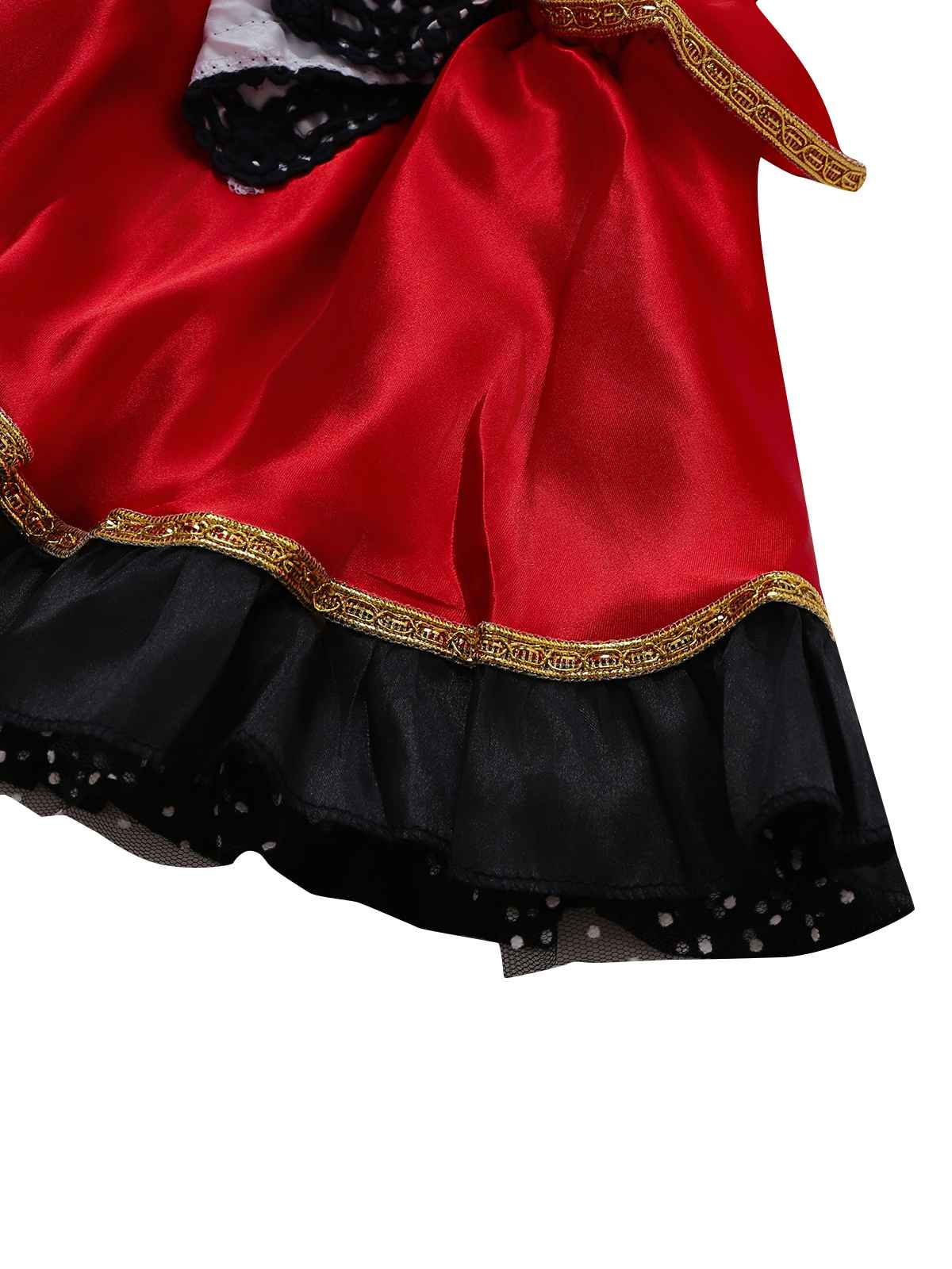 2PCS Rot 1970er Reiten Hood Kostüm Cape Mit Korsett Kleid - Image 6