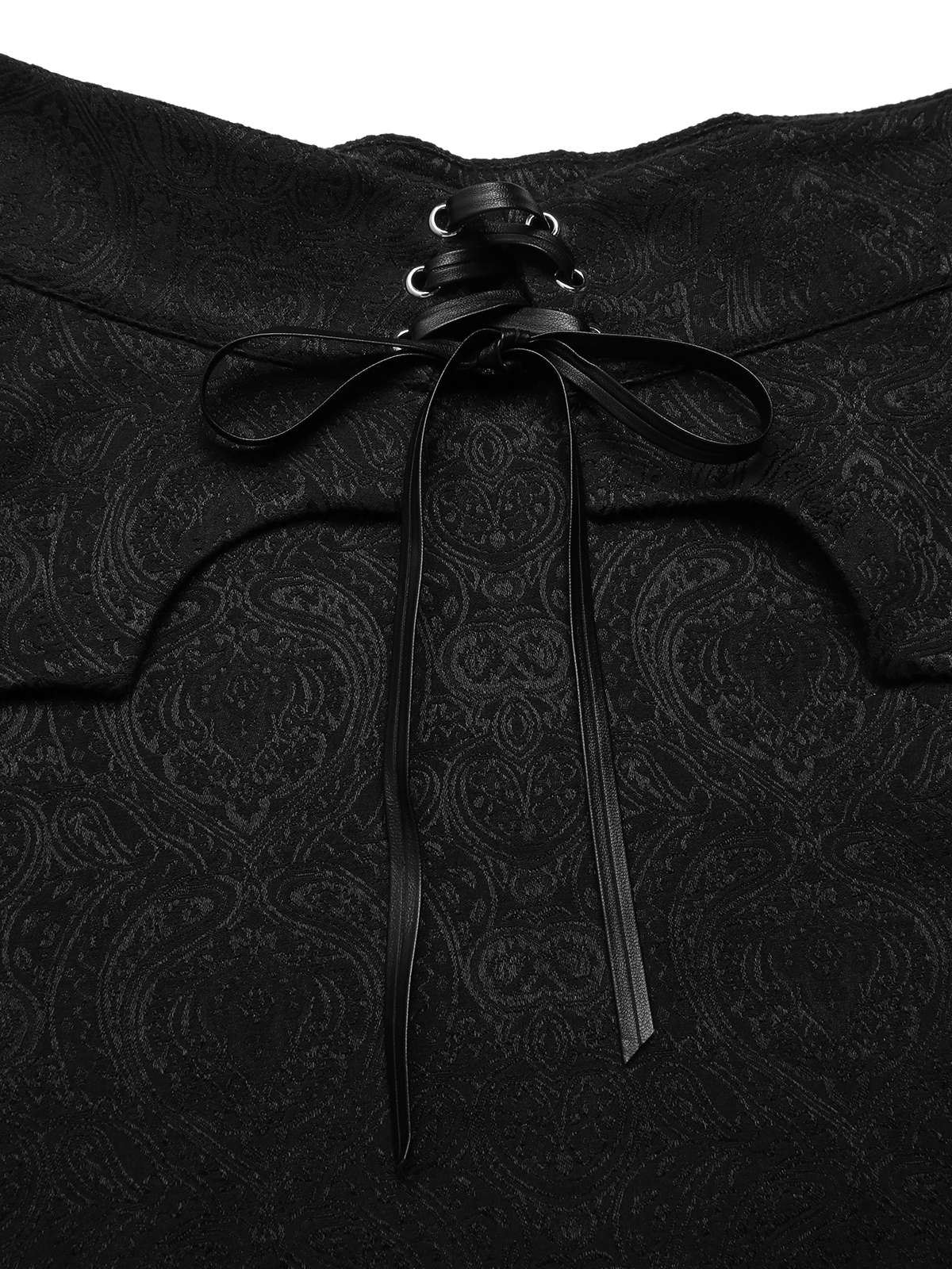 2PCS Schwarz 1950er Gothic SchlÀger Romper & Cover-Up - Image 17