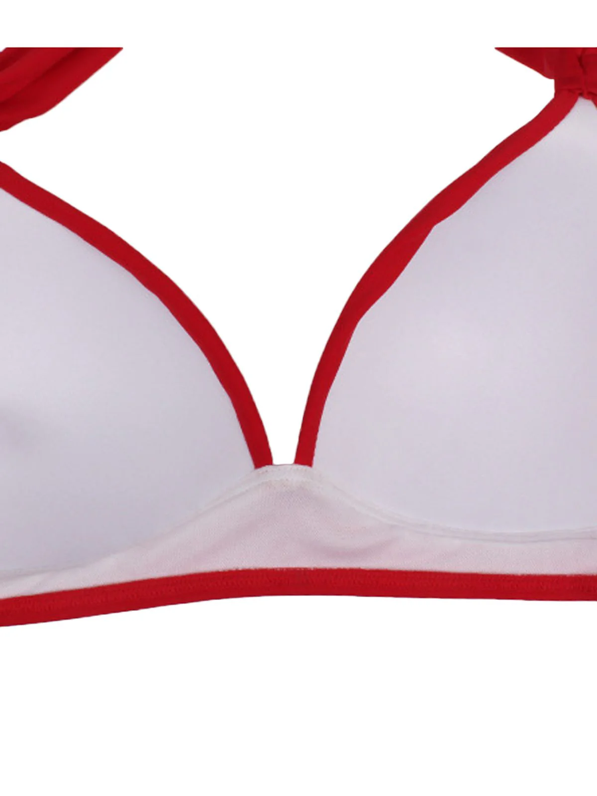 1950er Polka Punkt Plissiert Halter Bikini Set - Image 6