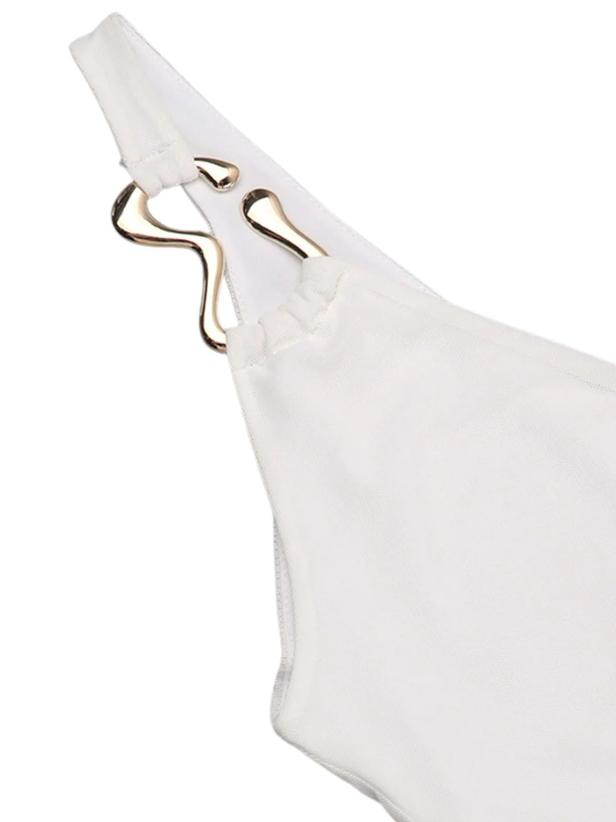 30er Maxikleid mit V-Ausschnitt, Riemchen und fließendem Netz-Design - Image 5