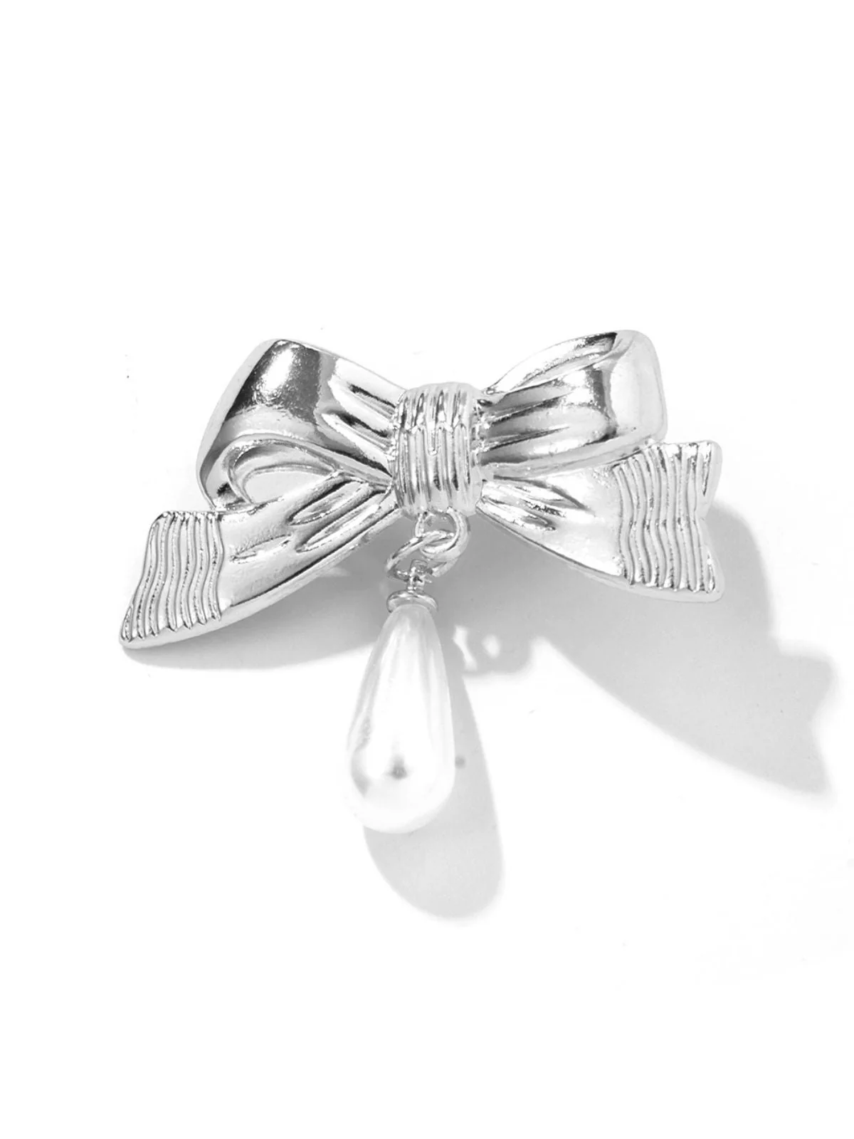 3D Bogen Perle Tropfen Haarspange - Image 3