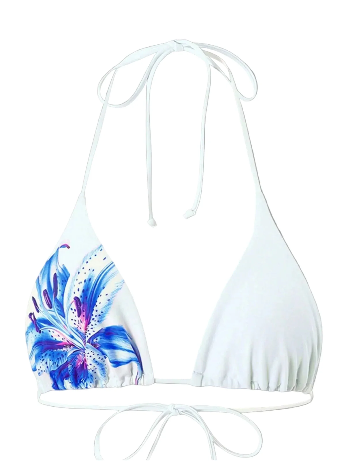 3PCS 1950er Netz Lilien Muster Bikini Set & Cover-Up - Image 8