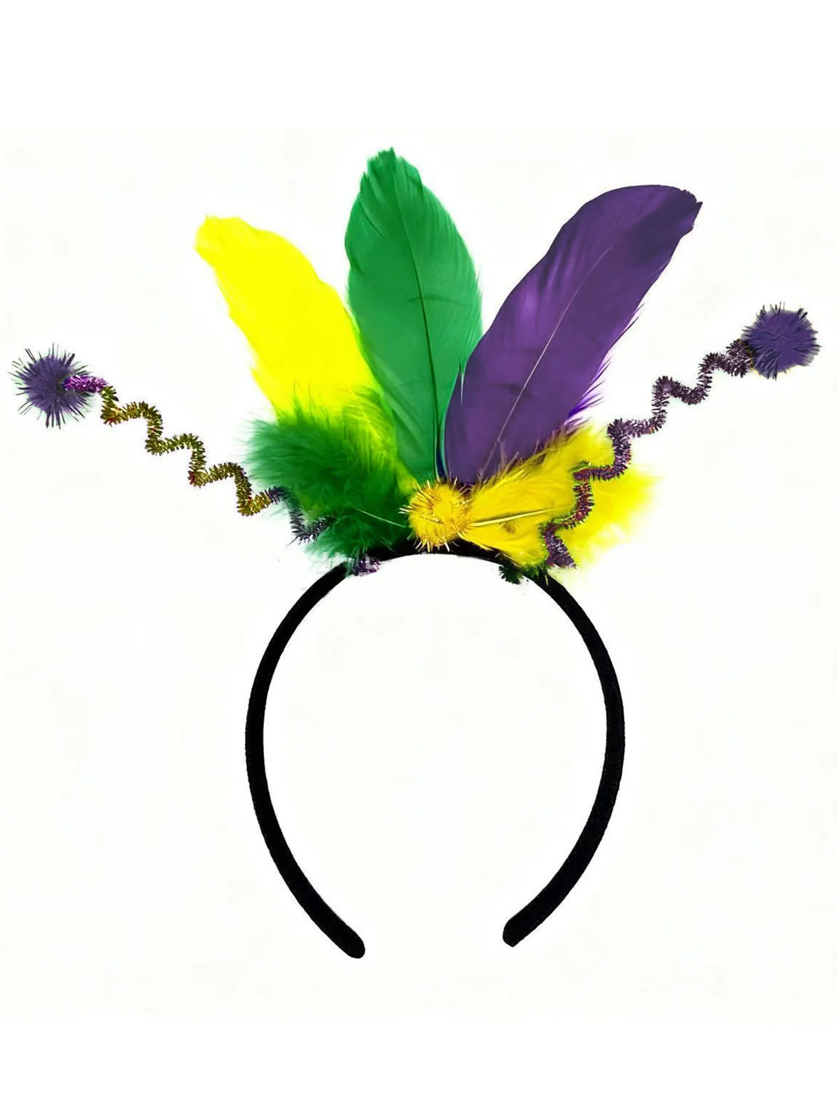 3PCS 1970er Karneval Masken Cutout Top & Unterrock & Stirnband - Image 7