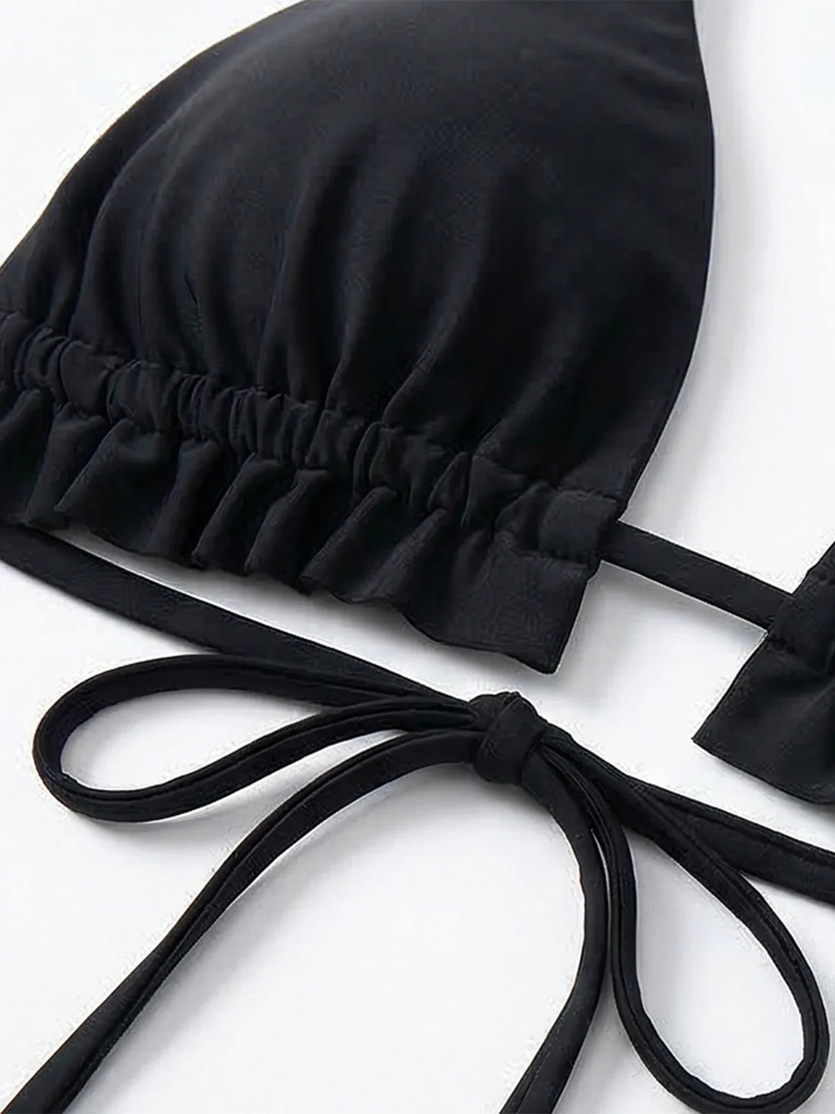 3PCS Schwarz 1980er Schmetterling Netz Bikini Set & Cover-Up - Image 6