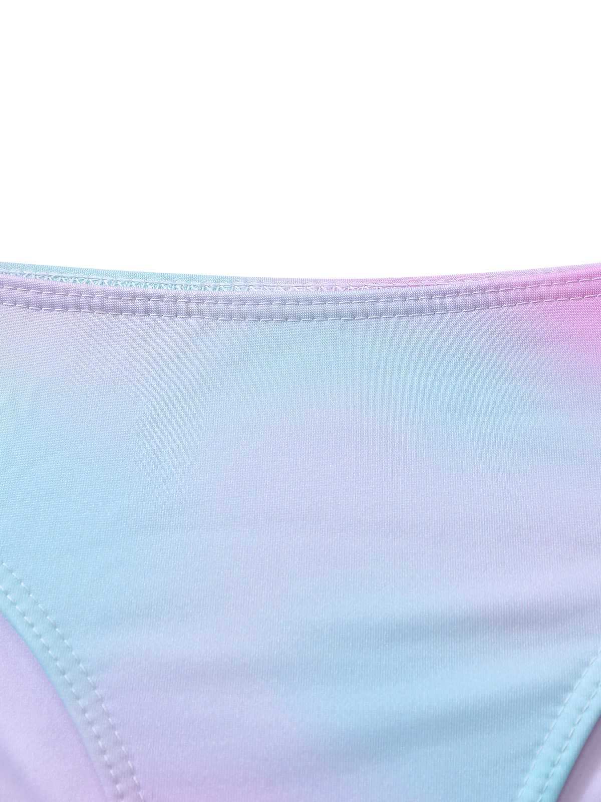 3PCS Y2K Halter Ombre Bikini Set & Cover-Up - Image 6