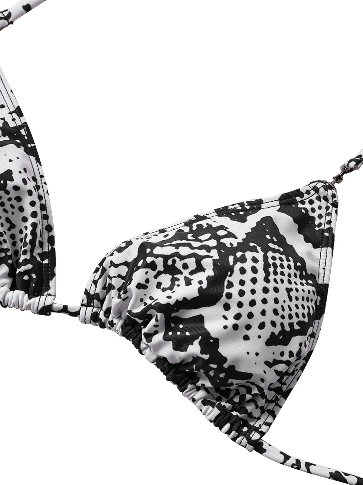 [Vorverkauf] 40er Badeanzug & Cover-Up mit Schlangen-Print und Twist - Image 8