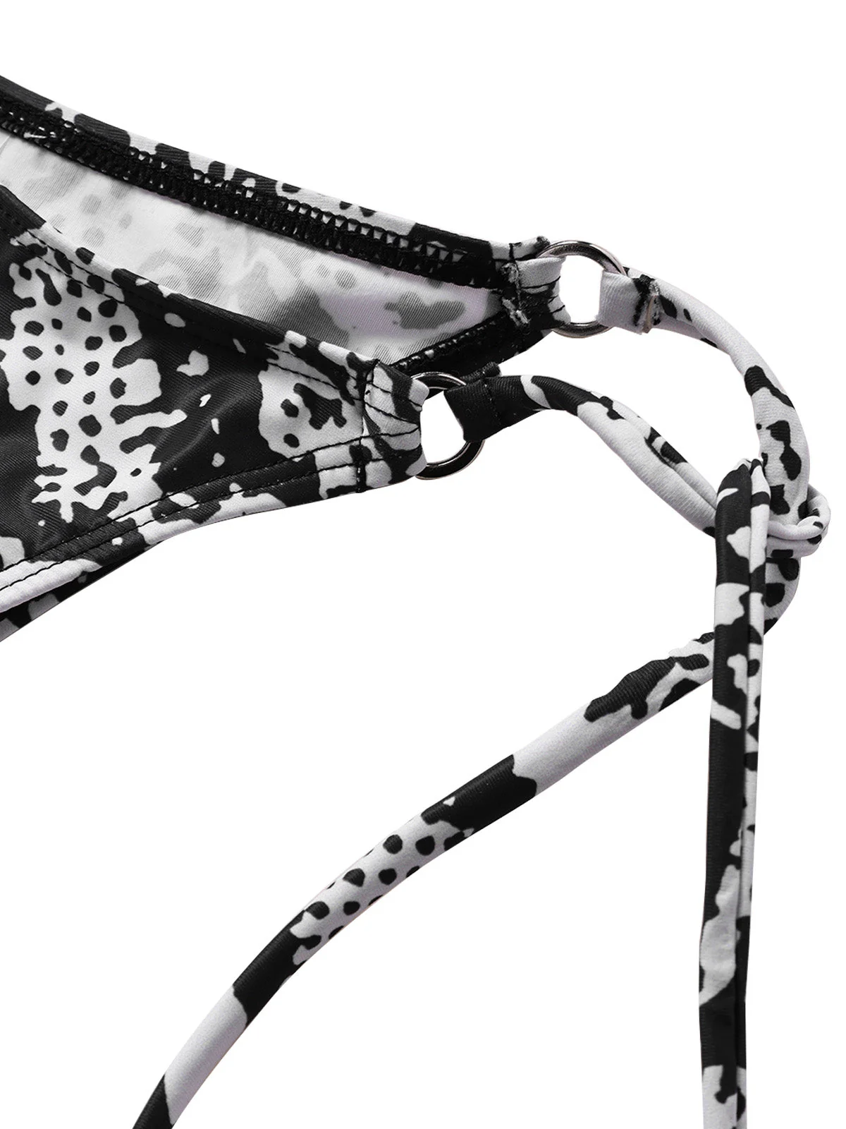 [Vorverkauf] 40er Badeanzug & Cover-Up mit Schlangen-Print und Twist - Image 9