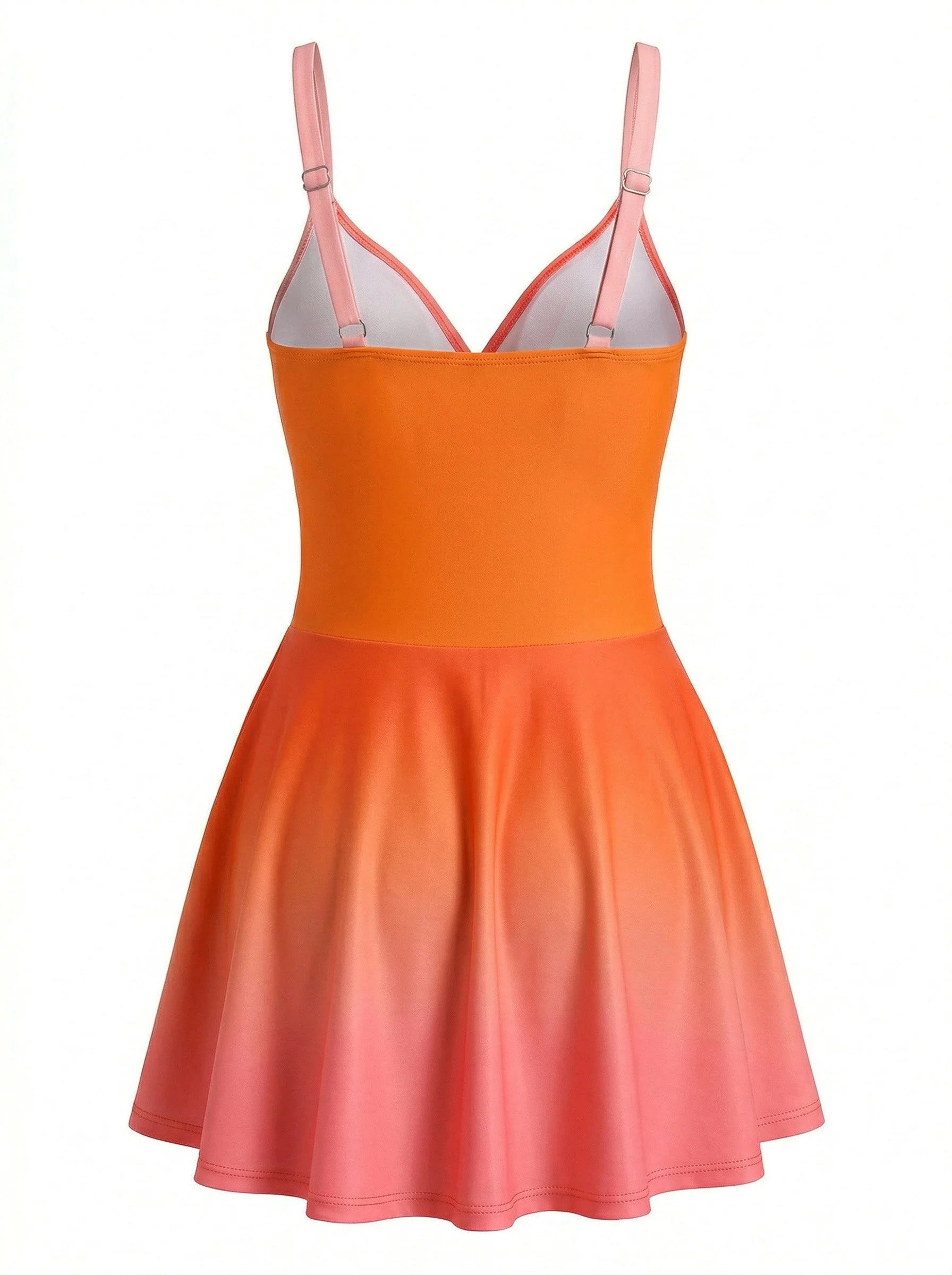 40er Badekleid mit gespiegeltem Ombre und Front-Twist - Image 5