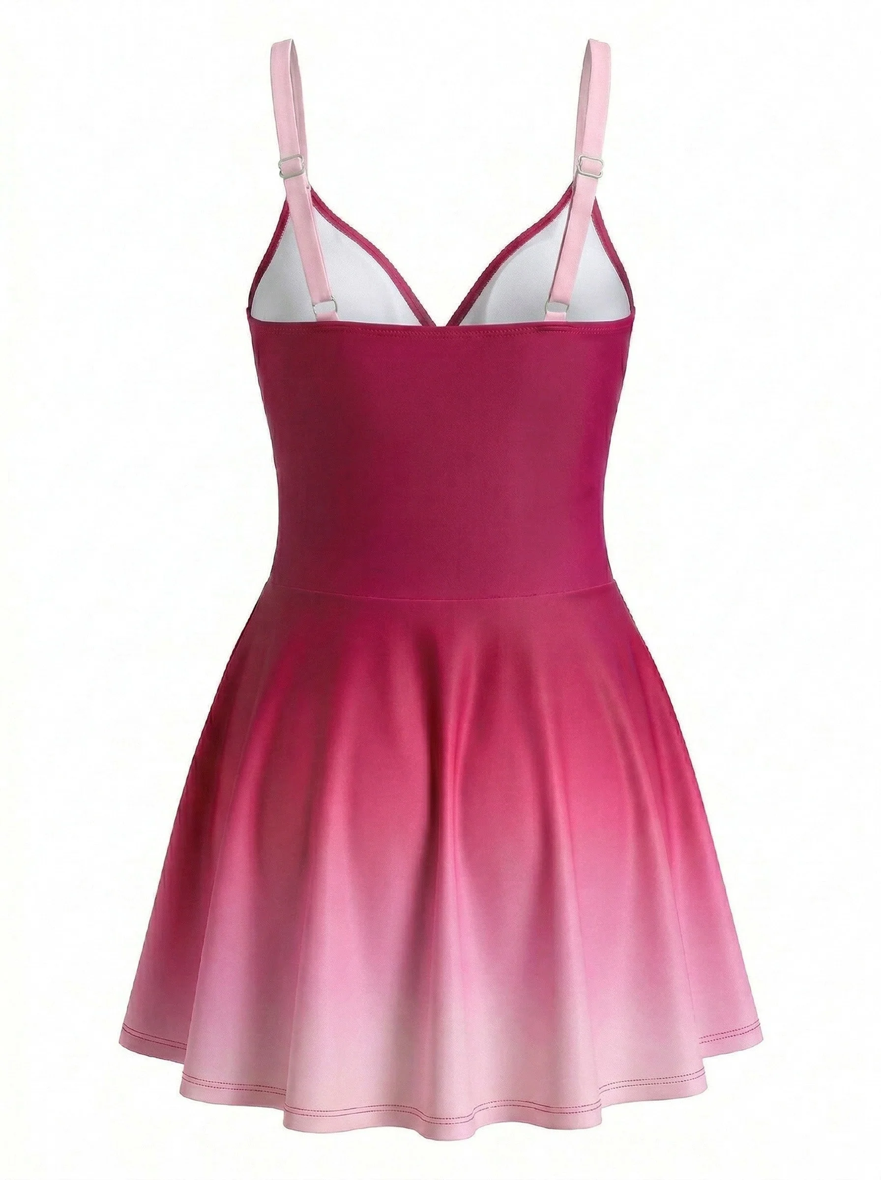 40er Badekleid mit gespiegeltem Ombre und Front-Twist - Image 7