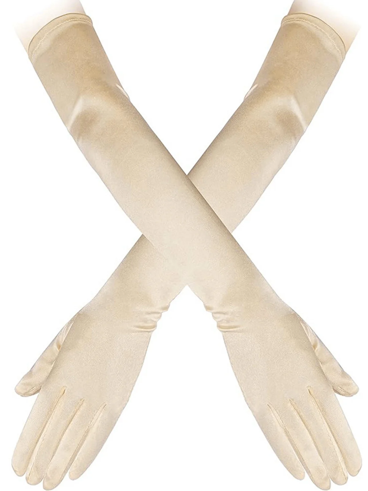 4PCS 1920er Feder Stirnband Handschuhe Zubehör Set - Image 5