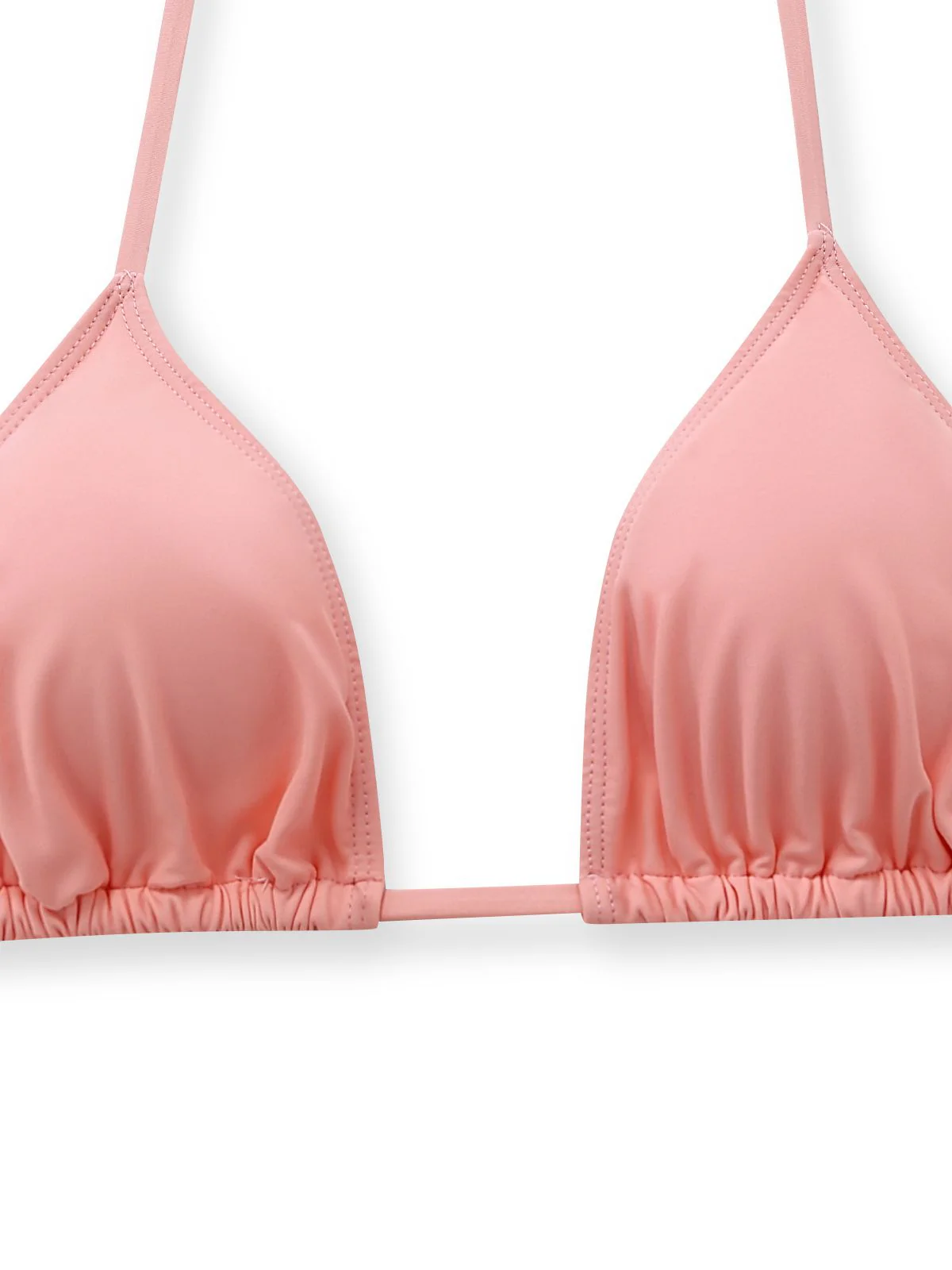 4PCS 1970er Halter Bikini Set & Transparent Glockenärmel Cover-Up - Image 5