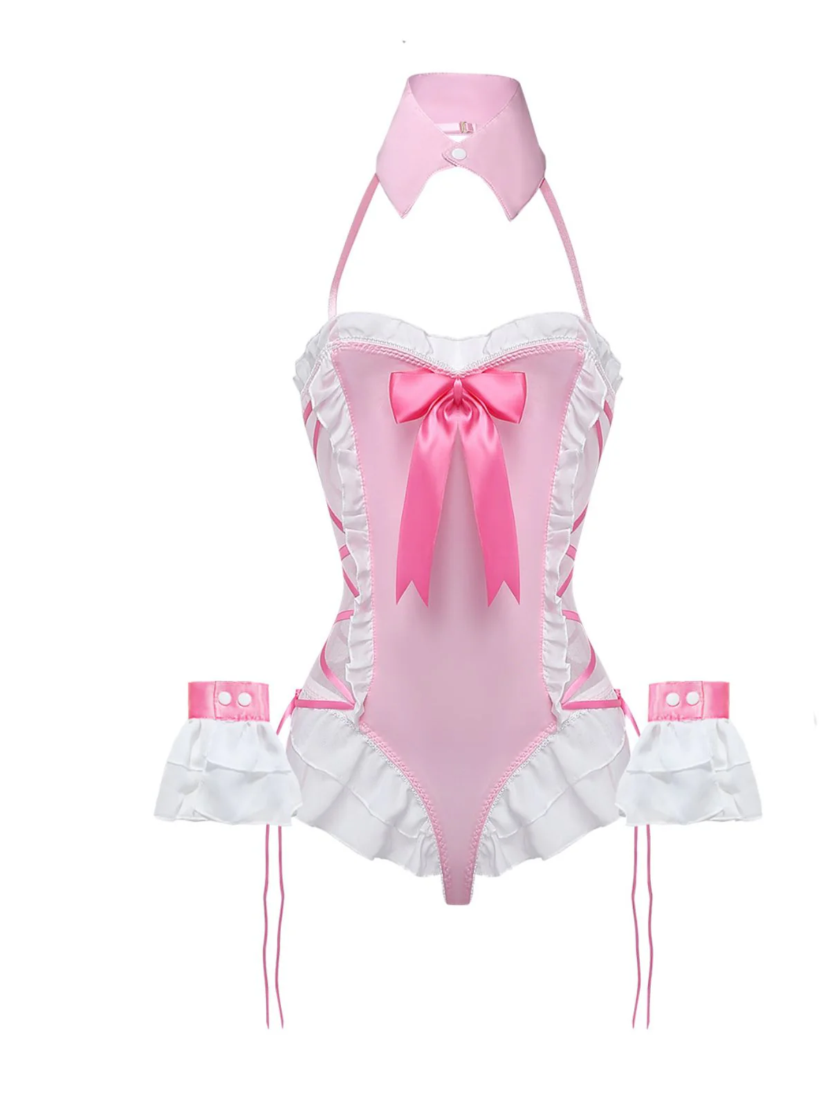 5PCS 1980er Häschen Mädchen Offen Schritt Body Dessous - Image 8