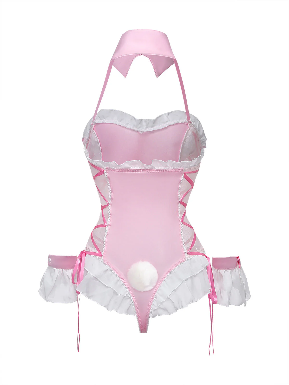 5PCS 1980er Häschen Mädchen Offen Schritt Body Dessous - Image 9