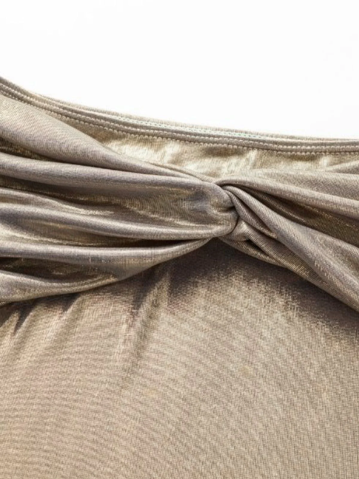 5PCS Gold 1980er Verziert Metallisch Ägyptisch-Inspiriert Bikini Set - Image 10
