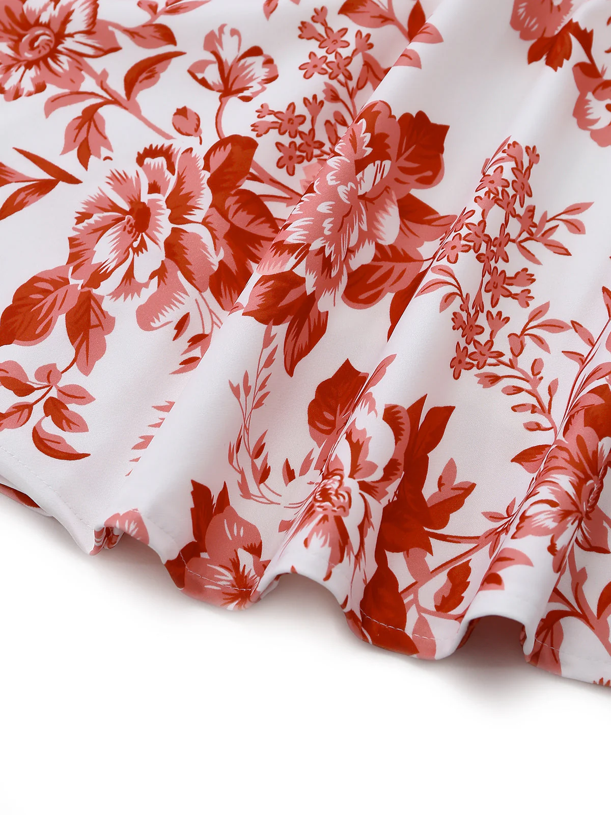60er Swingkleid mit Neckholder, Blumen-Print und rückenfreiem Design - Image 5