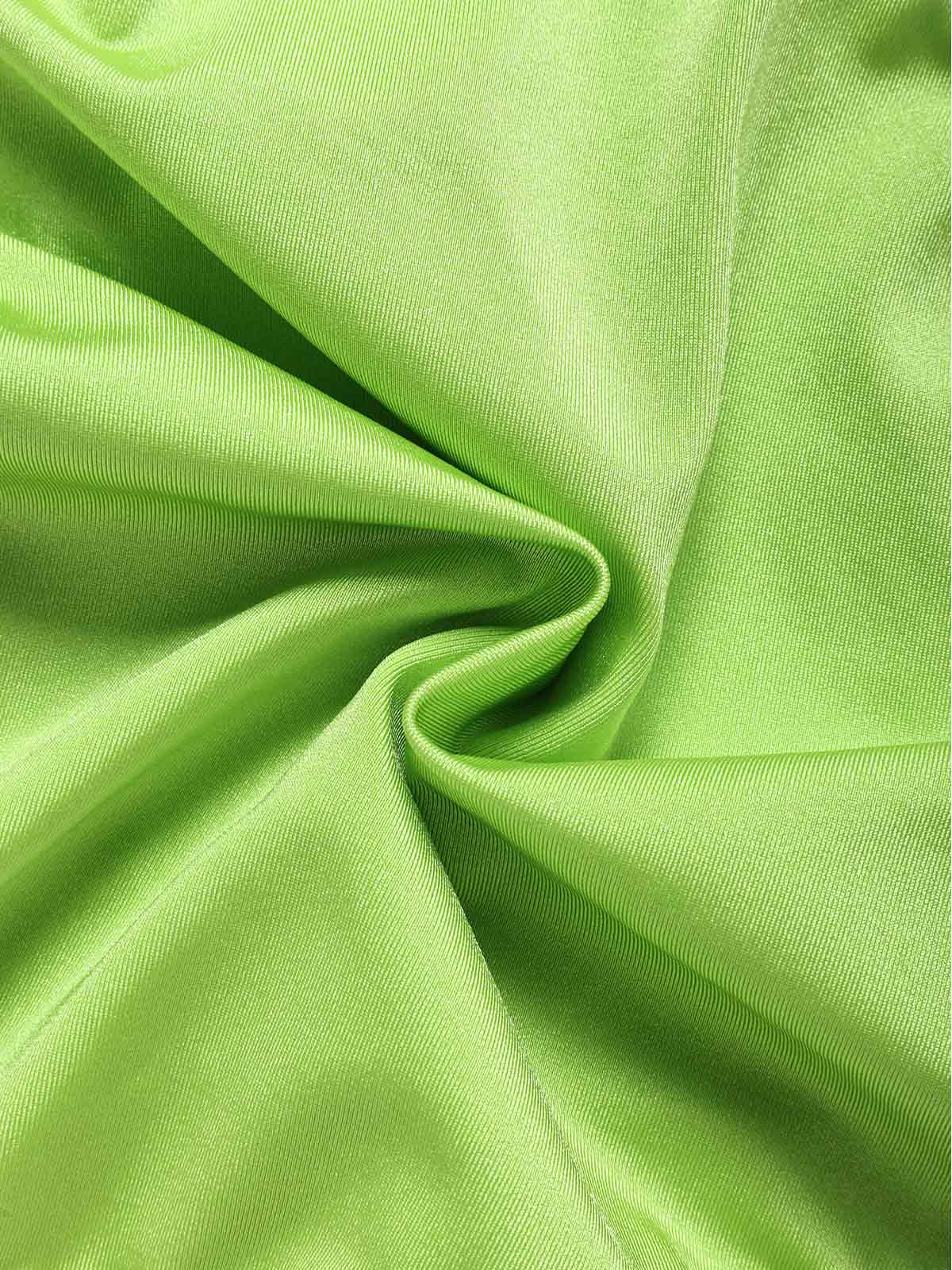 [Vorverkauf] Chartreuse 70er Bikini-Set & Cover-Up mit Triangle und Chiffon - Image 10