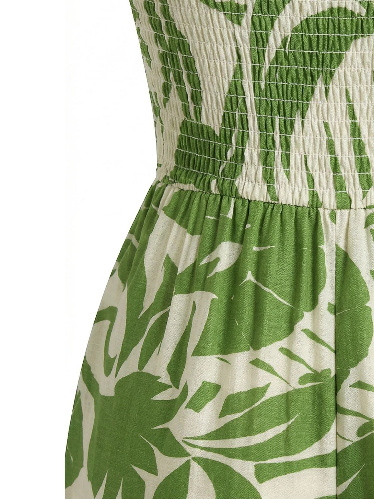70er Jumpsuit mit asymmetrischem Print und trägerlos - Image 5