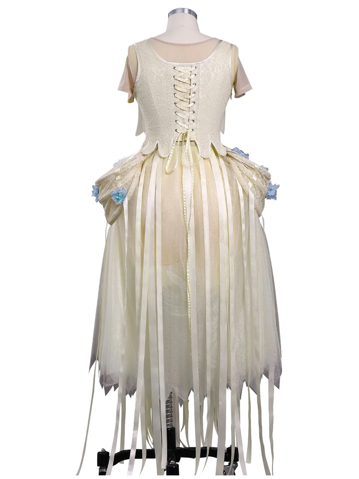 Aprikose 1940er Wednesday Enid Stil Kleid - Image 5