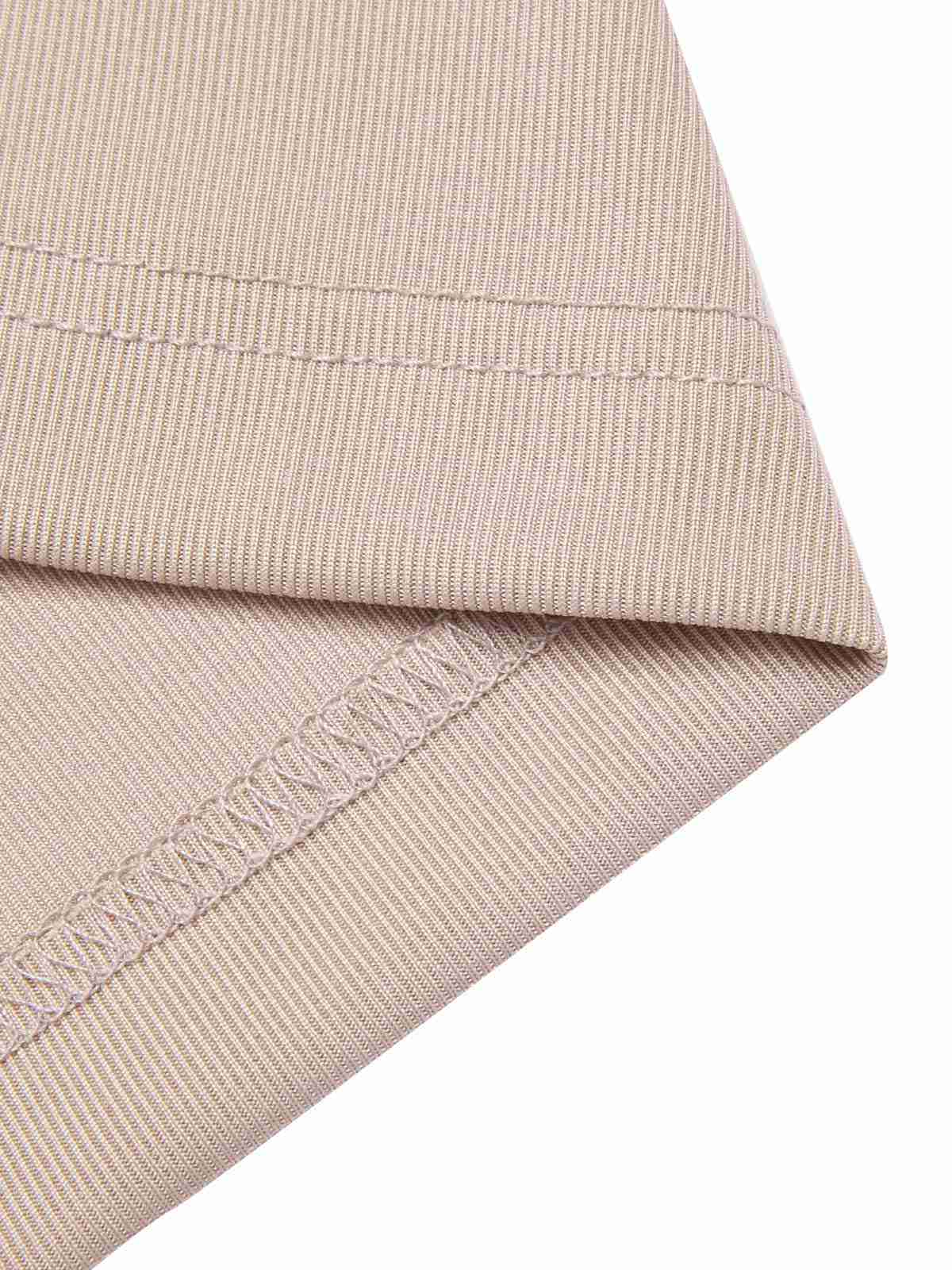 Beige 1940er Solide Herzförmig Gestrickt Top - Image 6