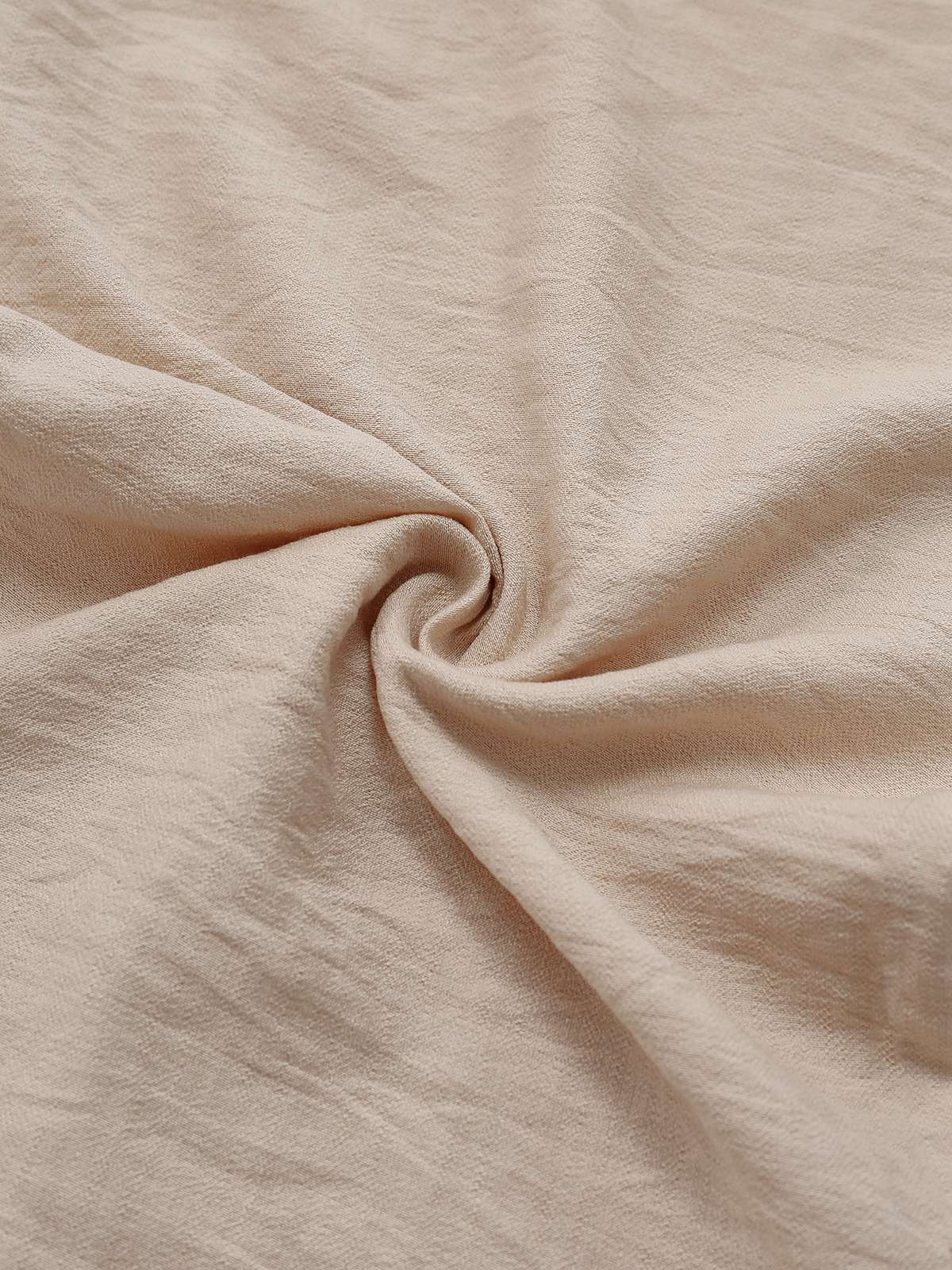 Beige 1950er Solide Rüschen Flügelärmel Jumpsuit - Image 4