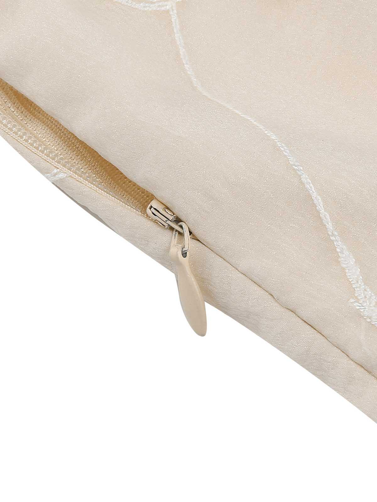 Beige 1950er Spaghetti Träger Bogen Blätter Masche Kleid - Image 4