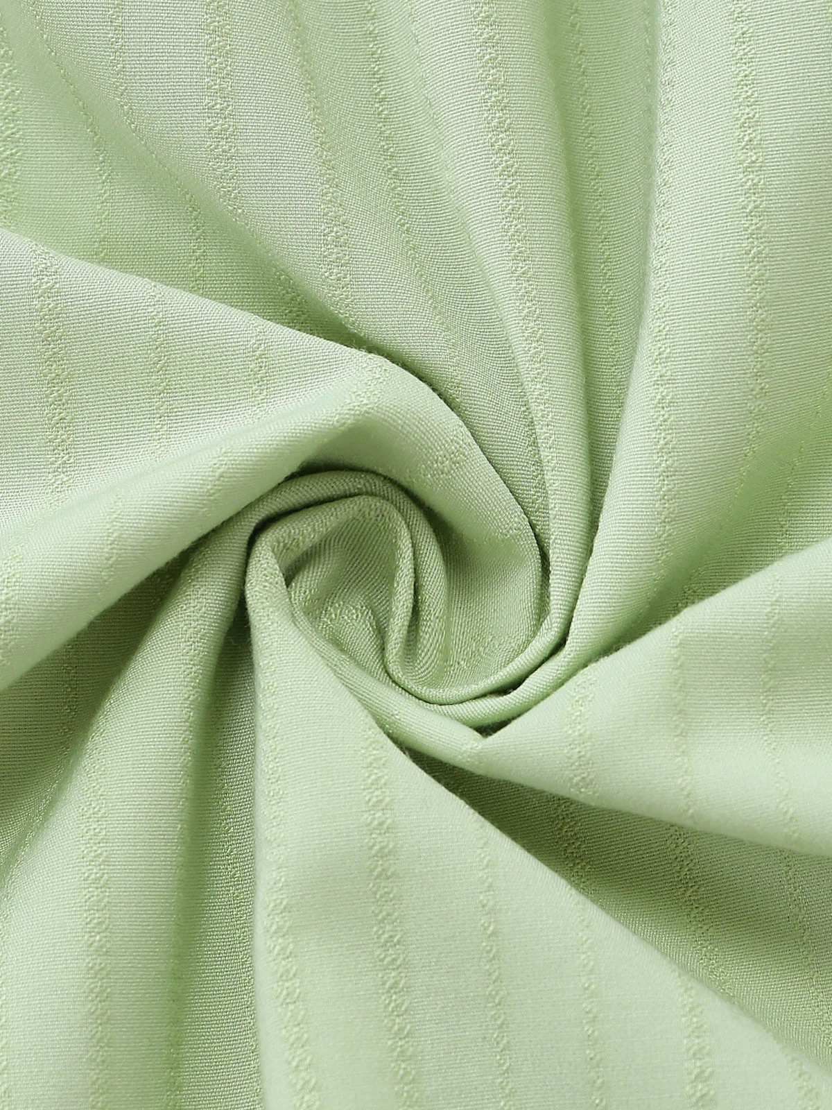 [Vorverkauf] [Übergröße] Grünes 60er Smockkleid mit Rüschensaum - Image 8