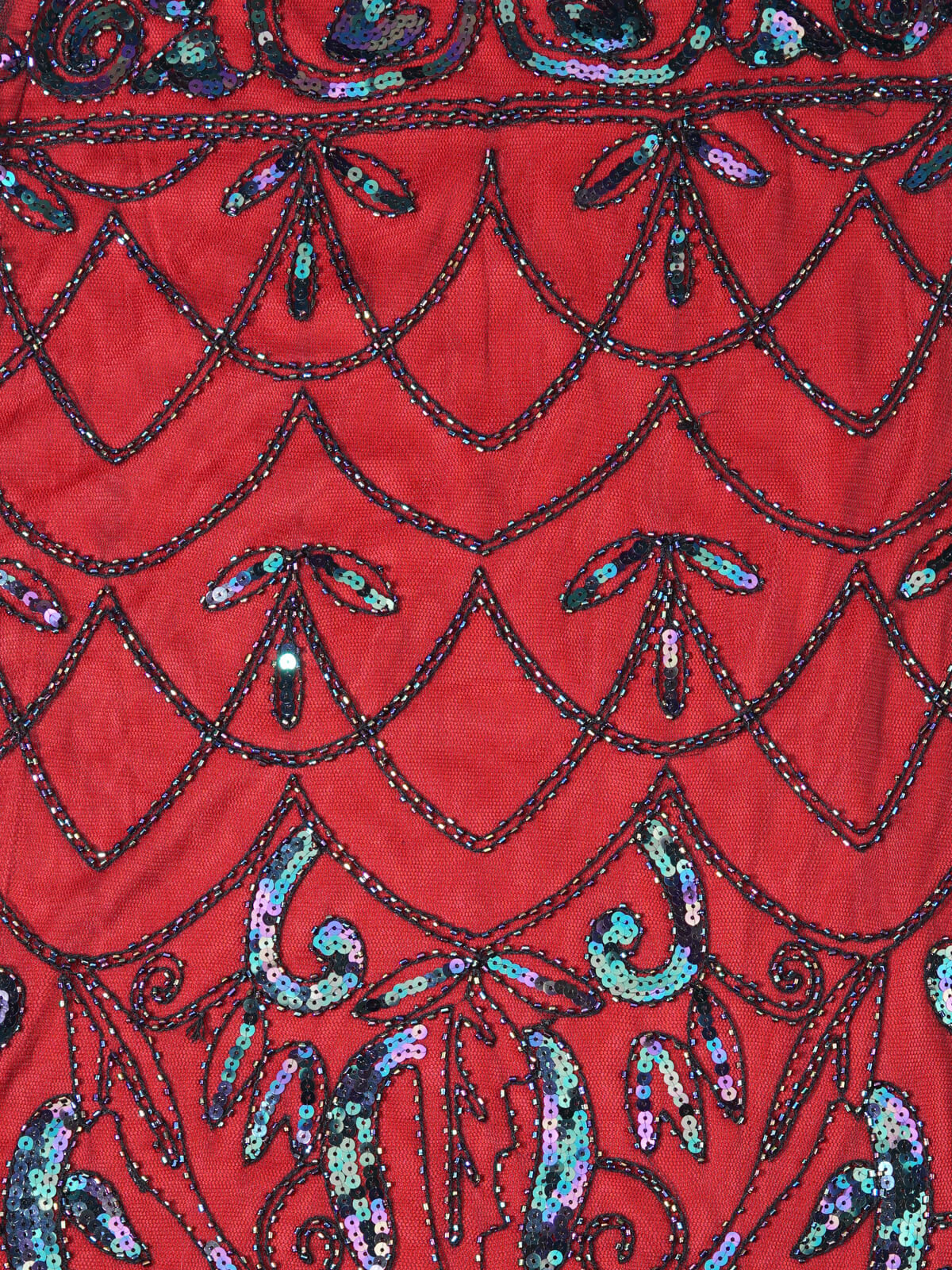 BLAU 1920ER VINTAGE FRANSEN FLAPPER KLEID - Image 11