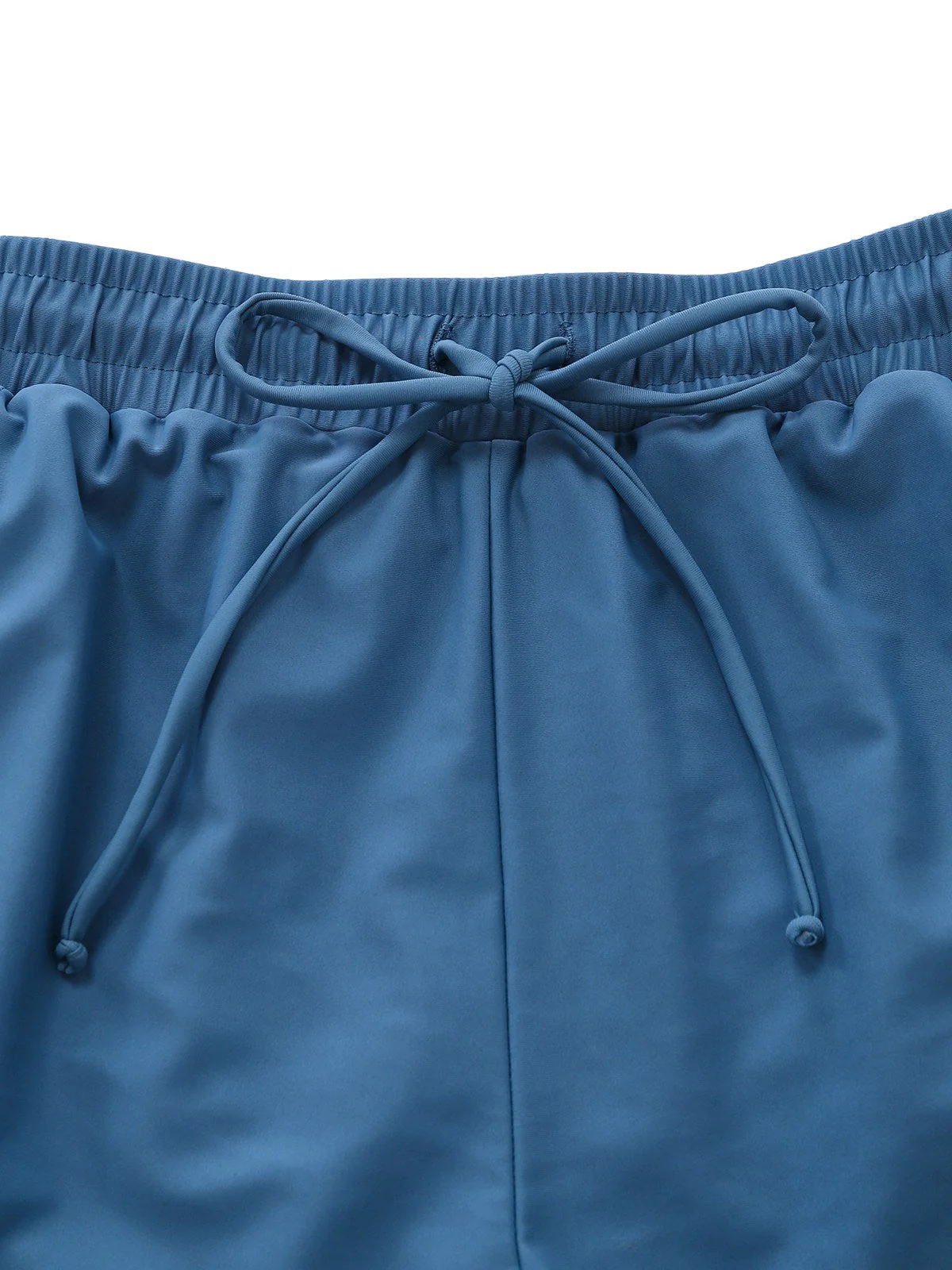 [Vorverkauf] Blau 1940er Streifen Tasche Gerafft Bademode - Image 6