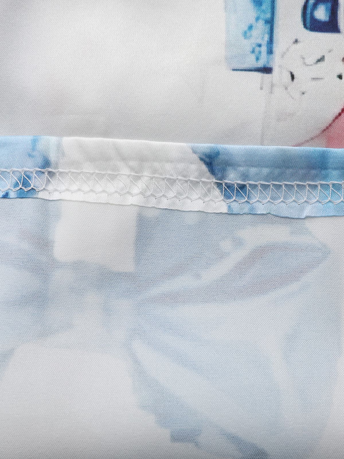Blau 1940er Weihnachten Nussknacker Zuckerstange Pyjama-Set - Image 6