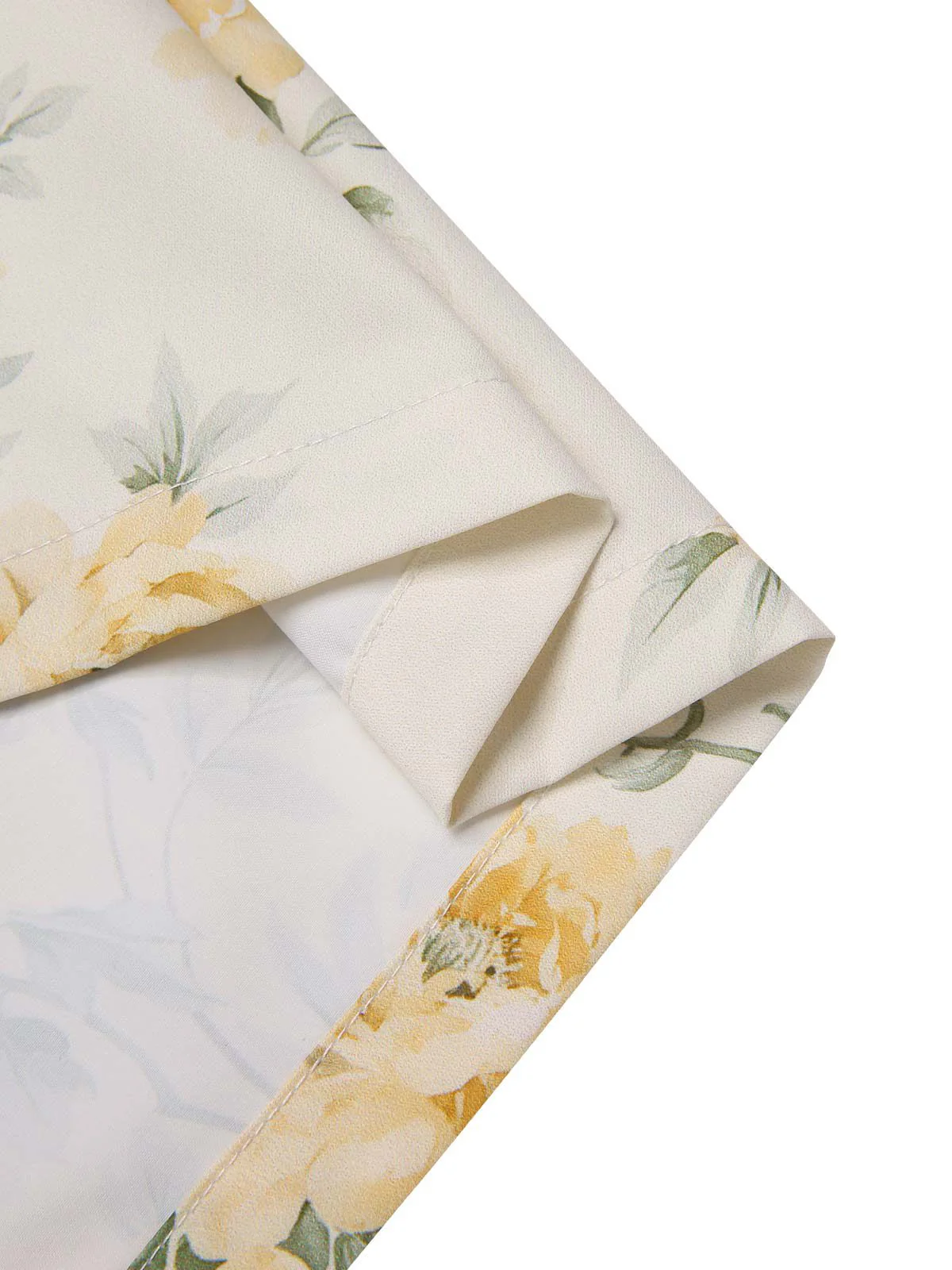 [Vorverkauf] Rosa 1950er Bootskragen Antiquität Blumen Kleid - Image 9