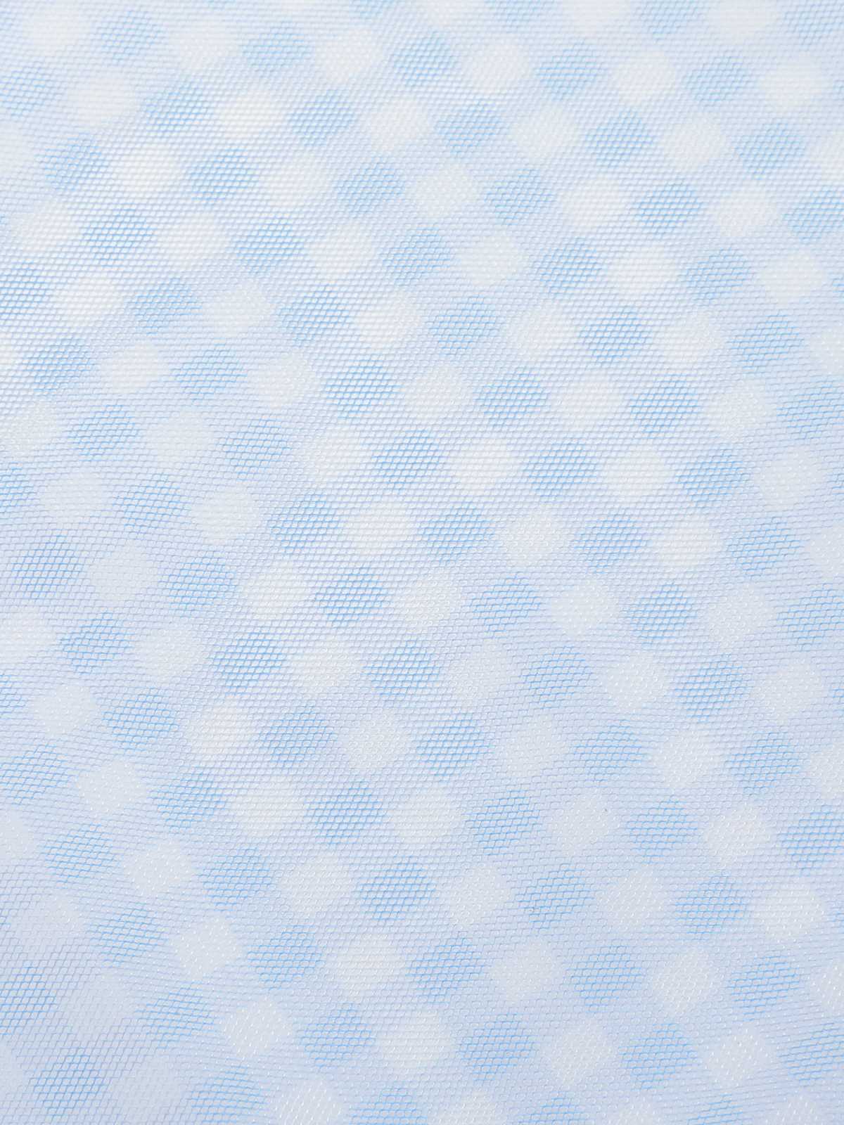 Blau 1950er Plaids Masche Cover-Up - Image 5