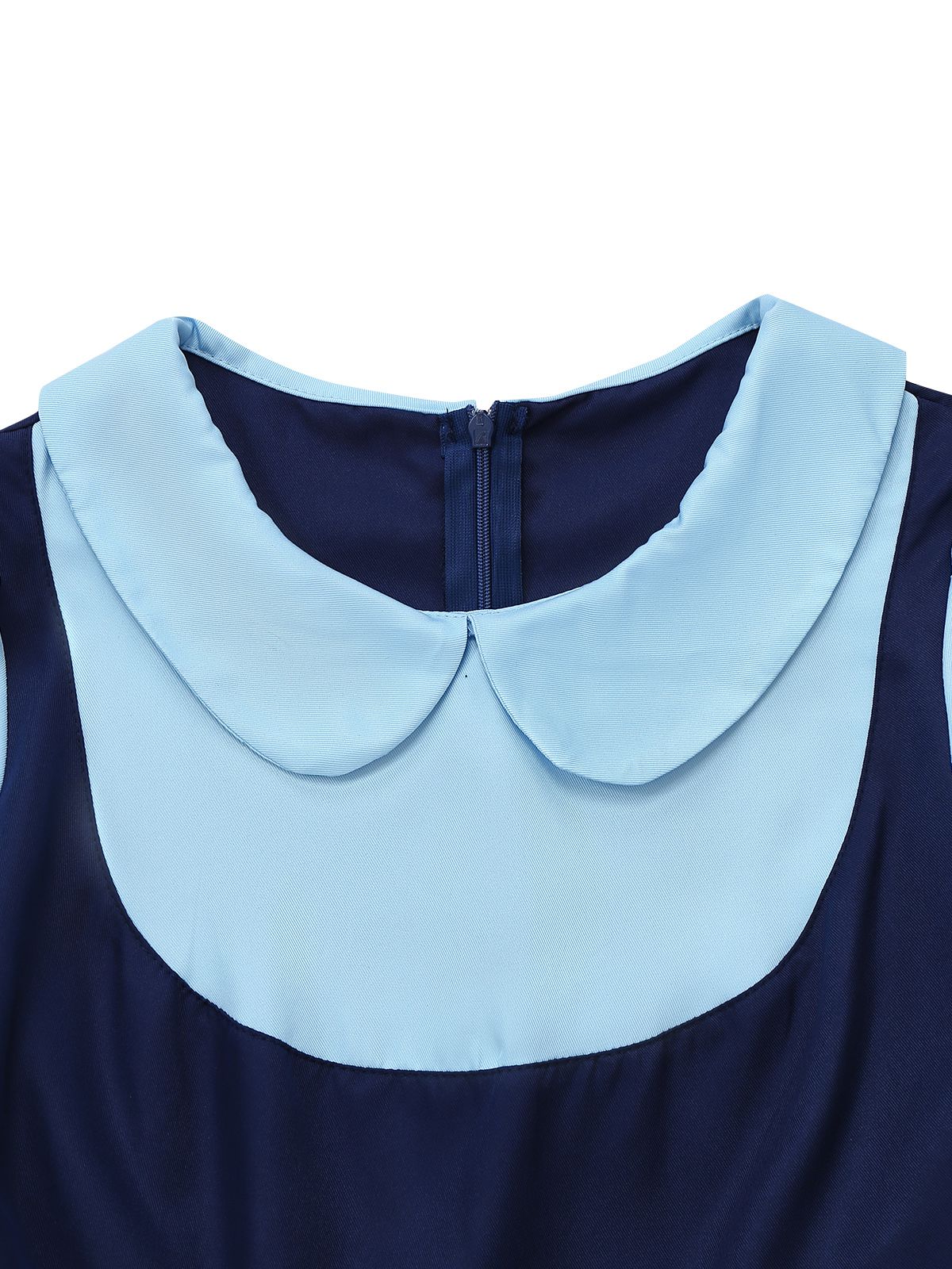Blau 1960er Judy Hopps Kostüm Bunny Officer Shirt Kleid Set - Image 3