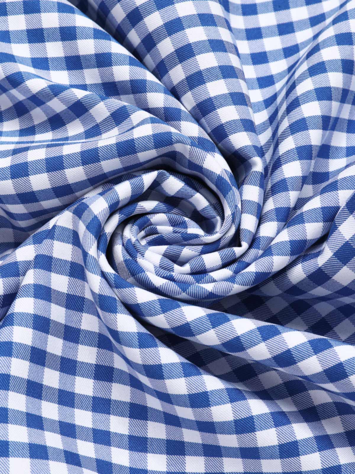 Blau 1960er Halter Eine Schulter Plaid Bleistift Kleid - Image 6