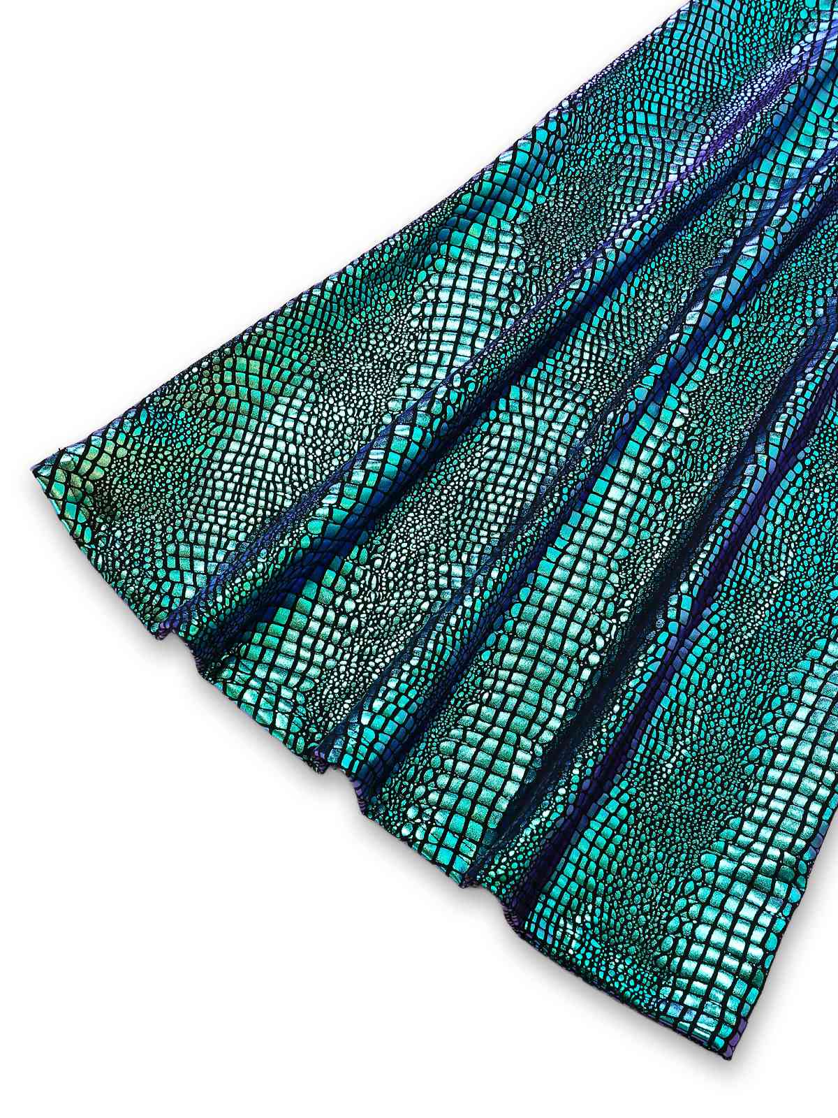 Blau 1960er Halter Metallic Irisierend Ausgestellt Jumpsuit - Image 6