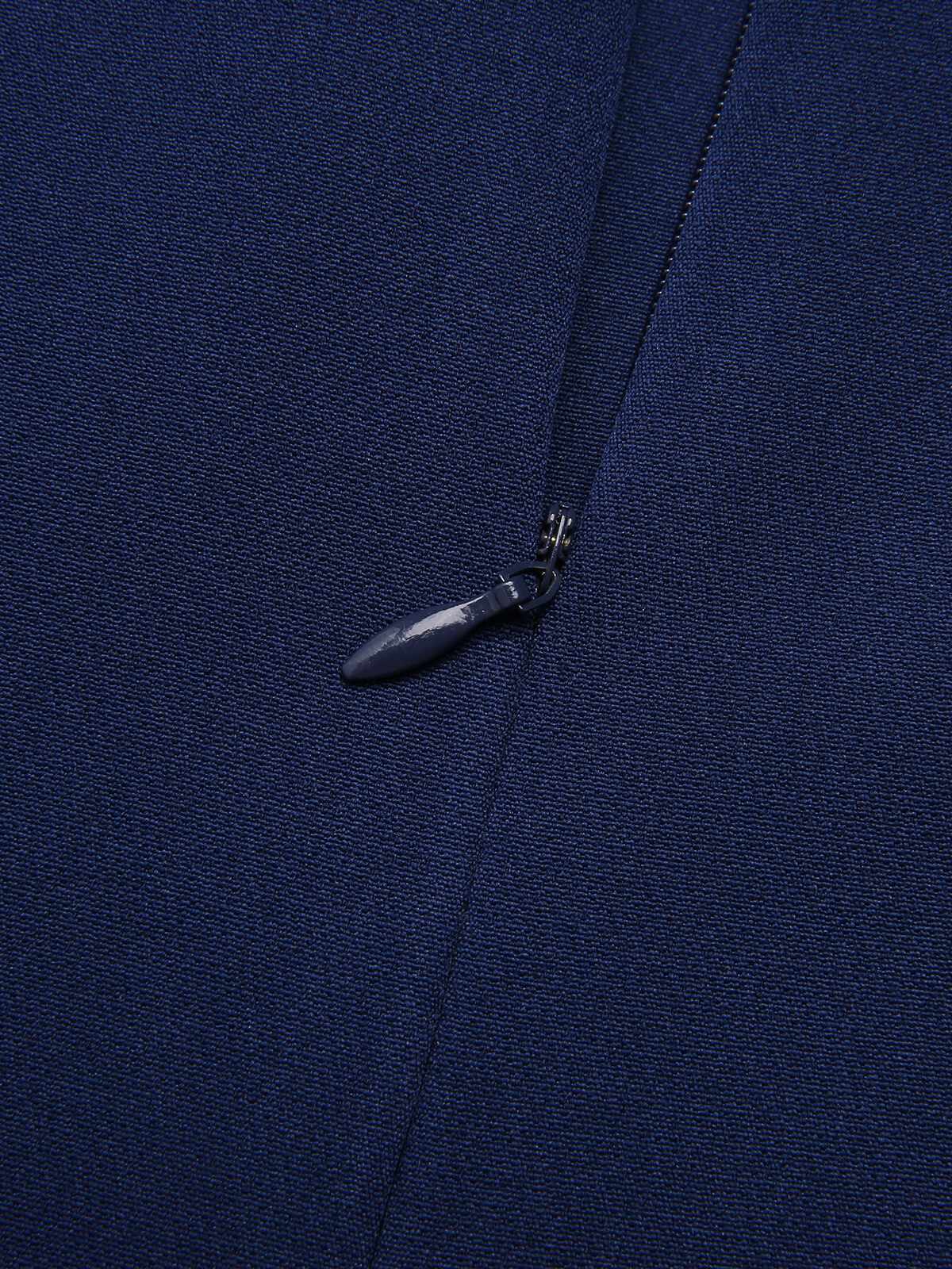 Blau 1960er Peter-Pan-Kragen Gürteltop - Image 7
