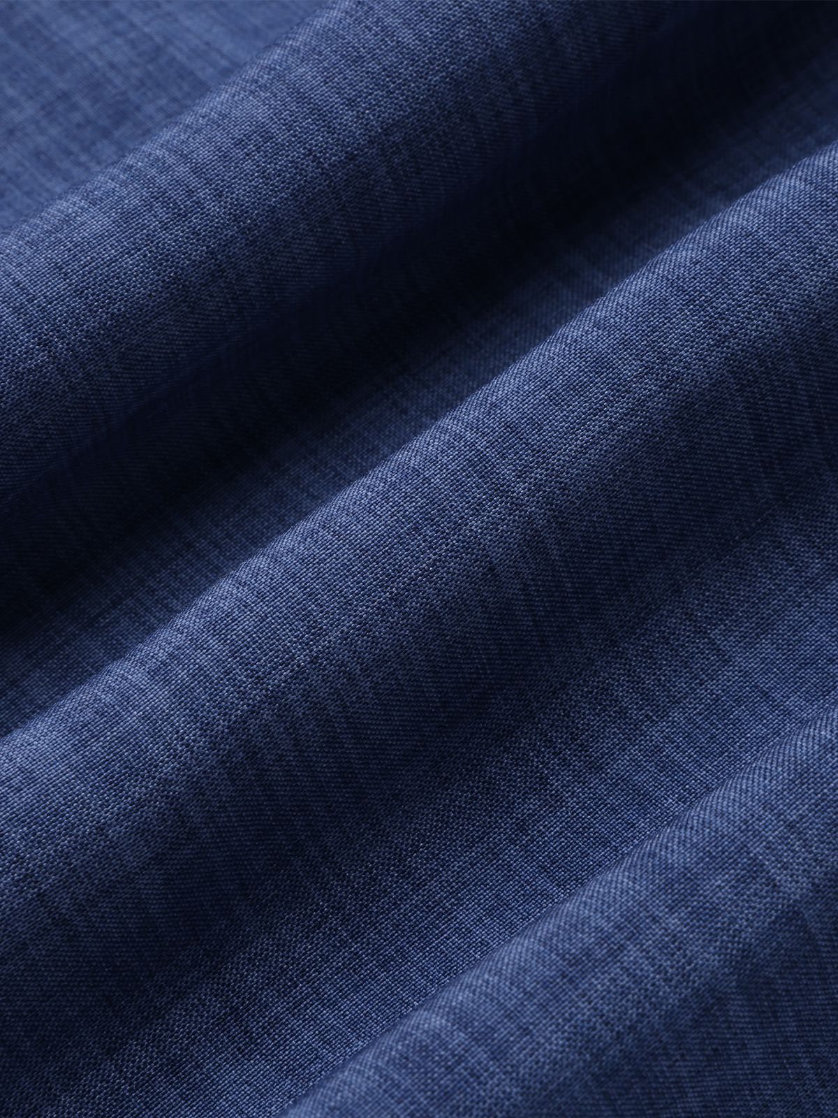 Blau 1960er Revers Ärmellos Kleid mit Gürtel - Image 4