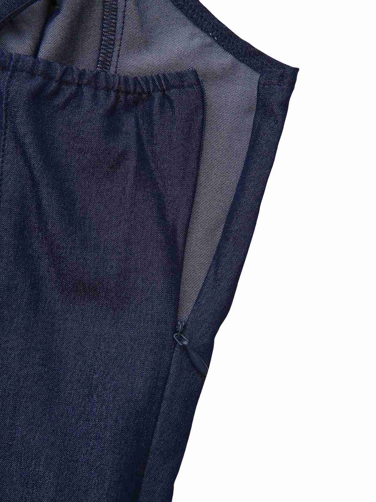 Blau 1960er Spaghetti Träger Gerafft Mini Kleid - Image 7